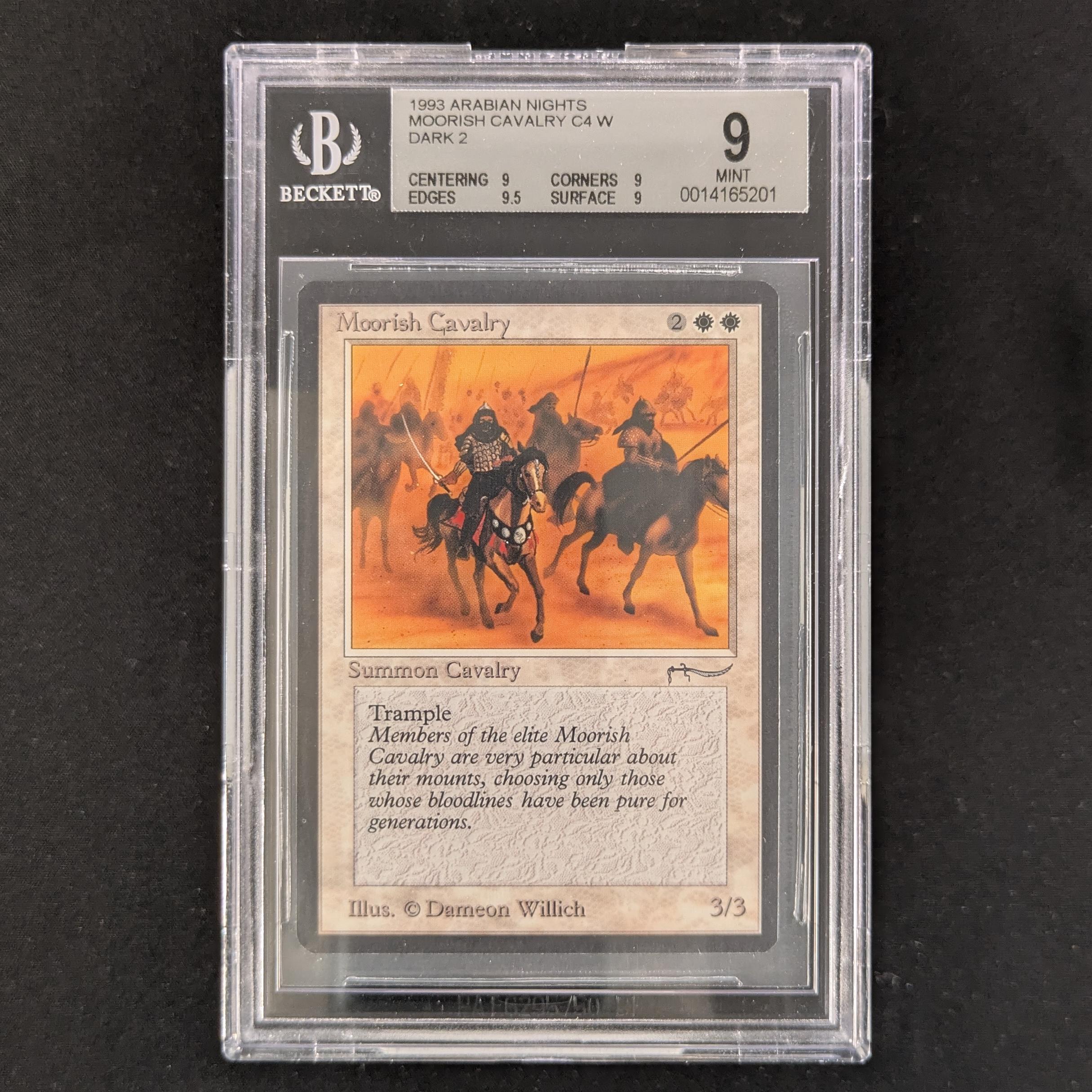 MTG Singles - Moorish Cavalry - Arabian Nights - BGS 9 - Dark -