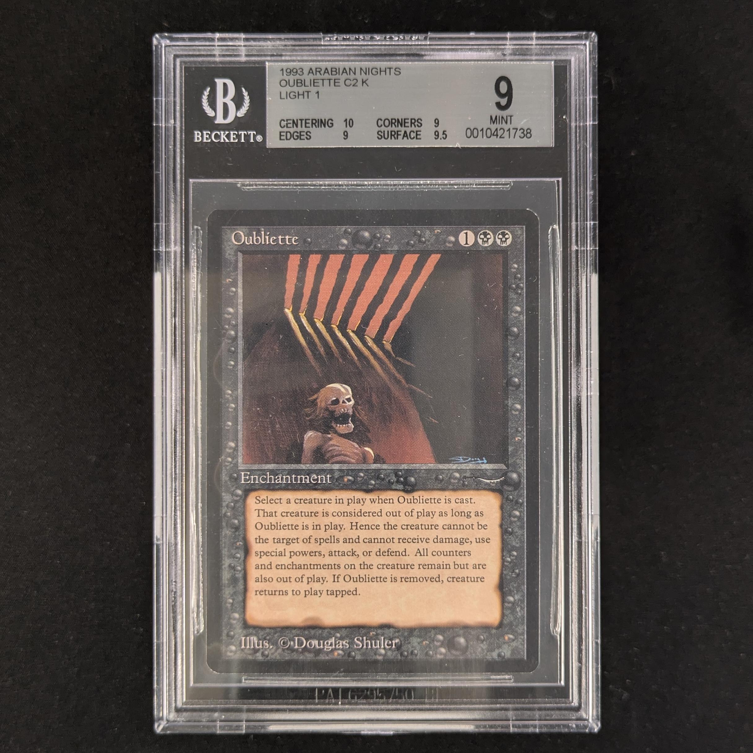 MTG Singles - Oubliette - Arabian Nights - BGS 9 - Light -