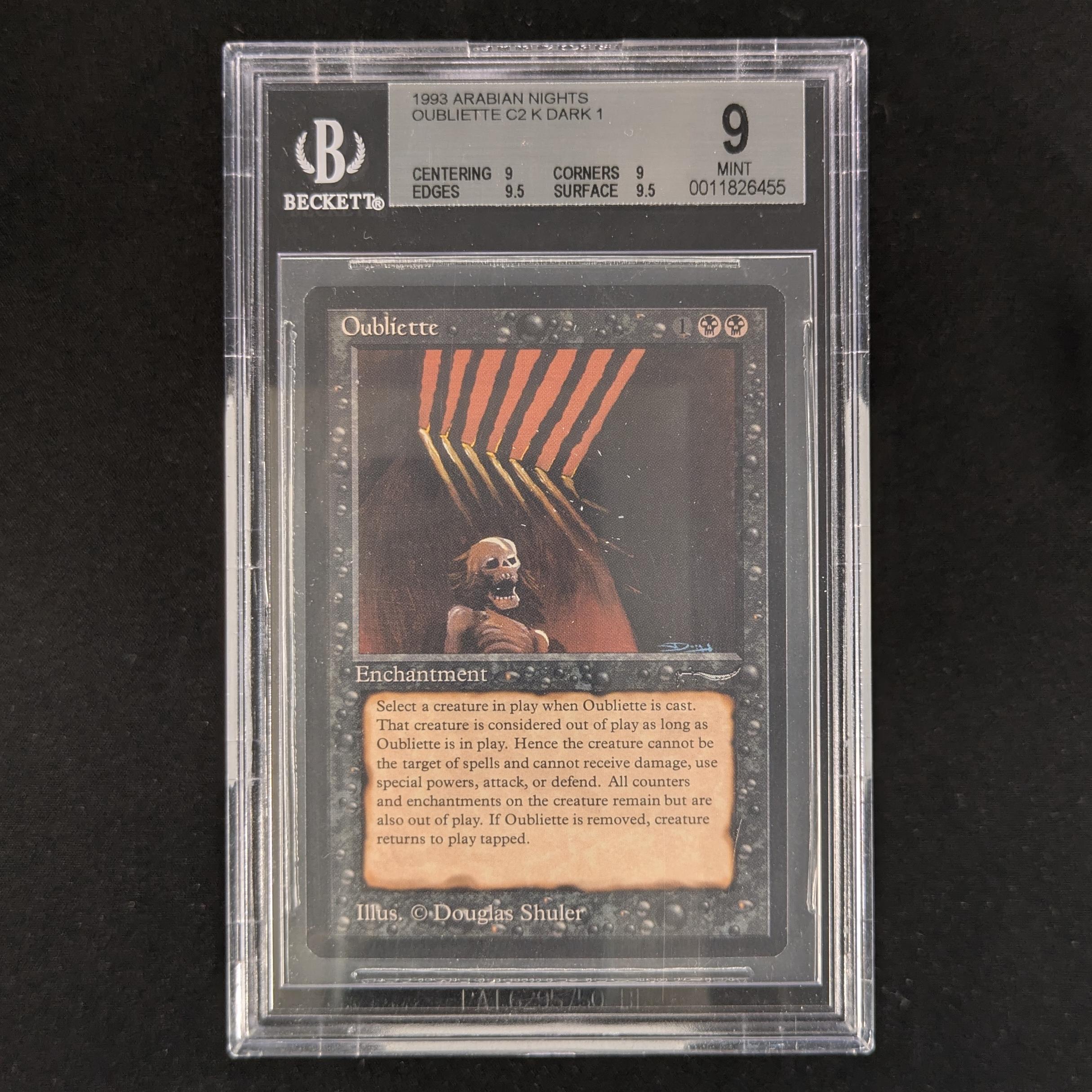 MTG Singles - Oubliette - Arabian Nights - BGS 9 - Dark -