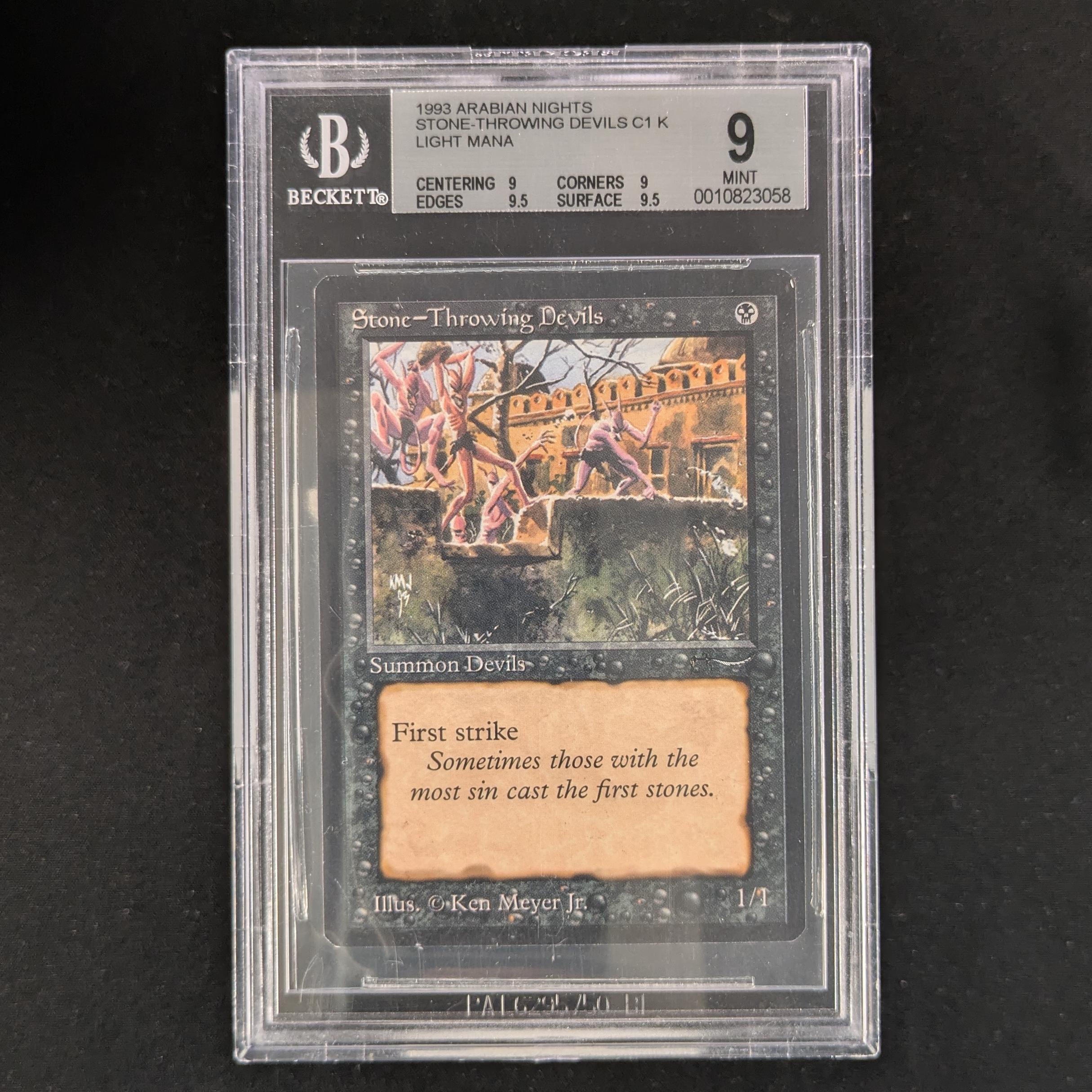 MTG Singles - Stone-Throwing Devils - Arabian Nights - BGS 9 - Light -
