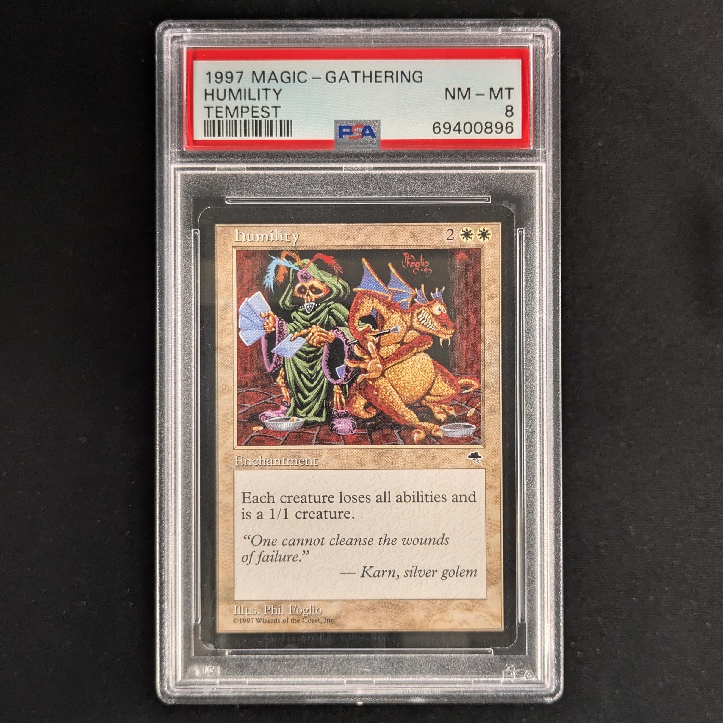 MTG Singles - Humility - Tempest - PSA 8 -
