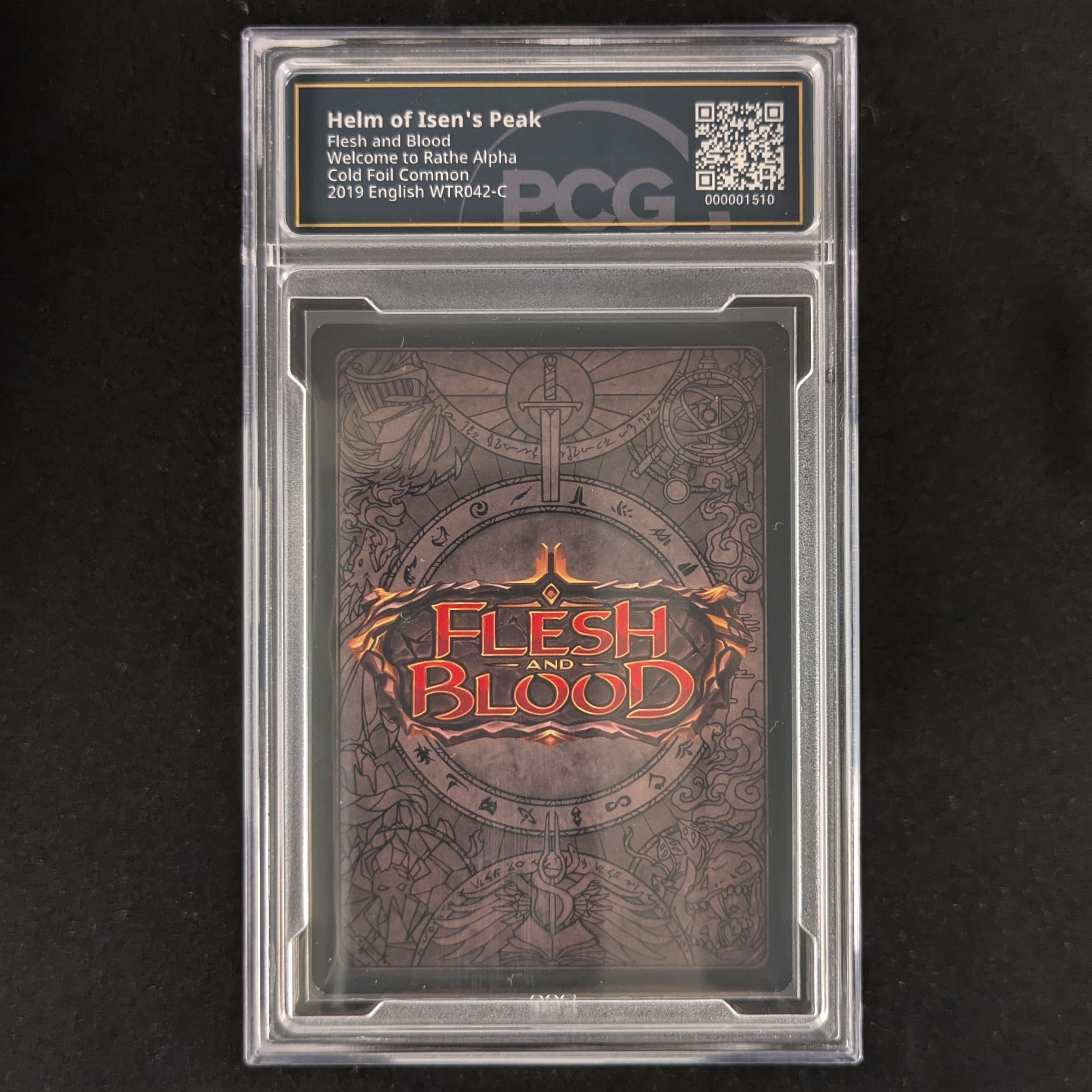 FAB Singles - Helm of Isen's Peak (Cold Foil) - Welcome to Rathe Alpha - PCG 9.5 -