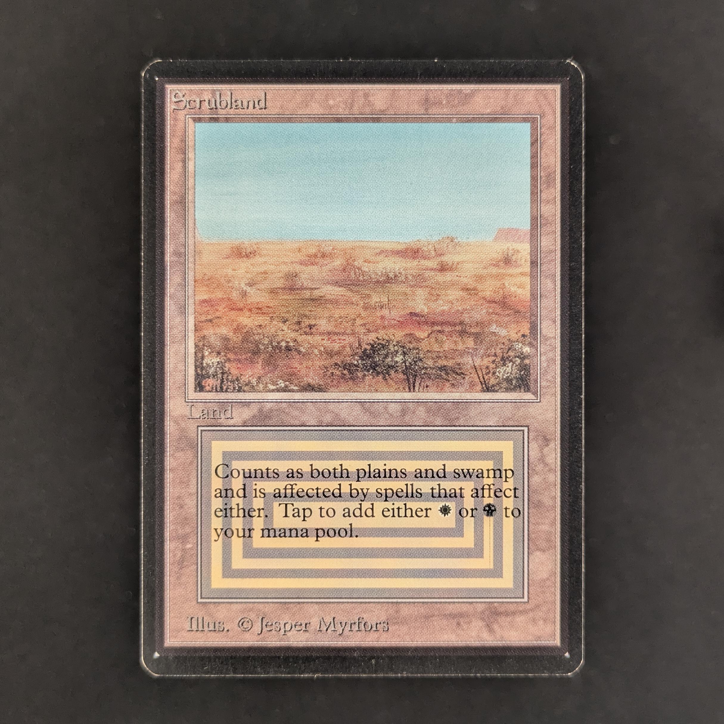MTG Singles - Scrubland - Beta - EX - 33468