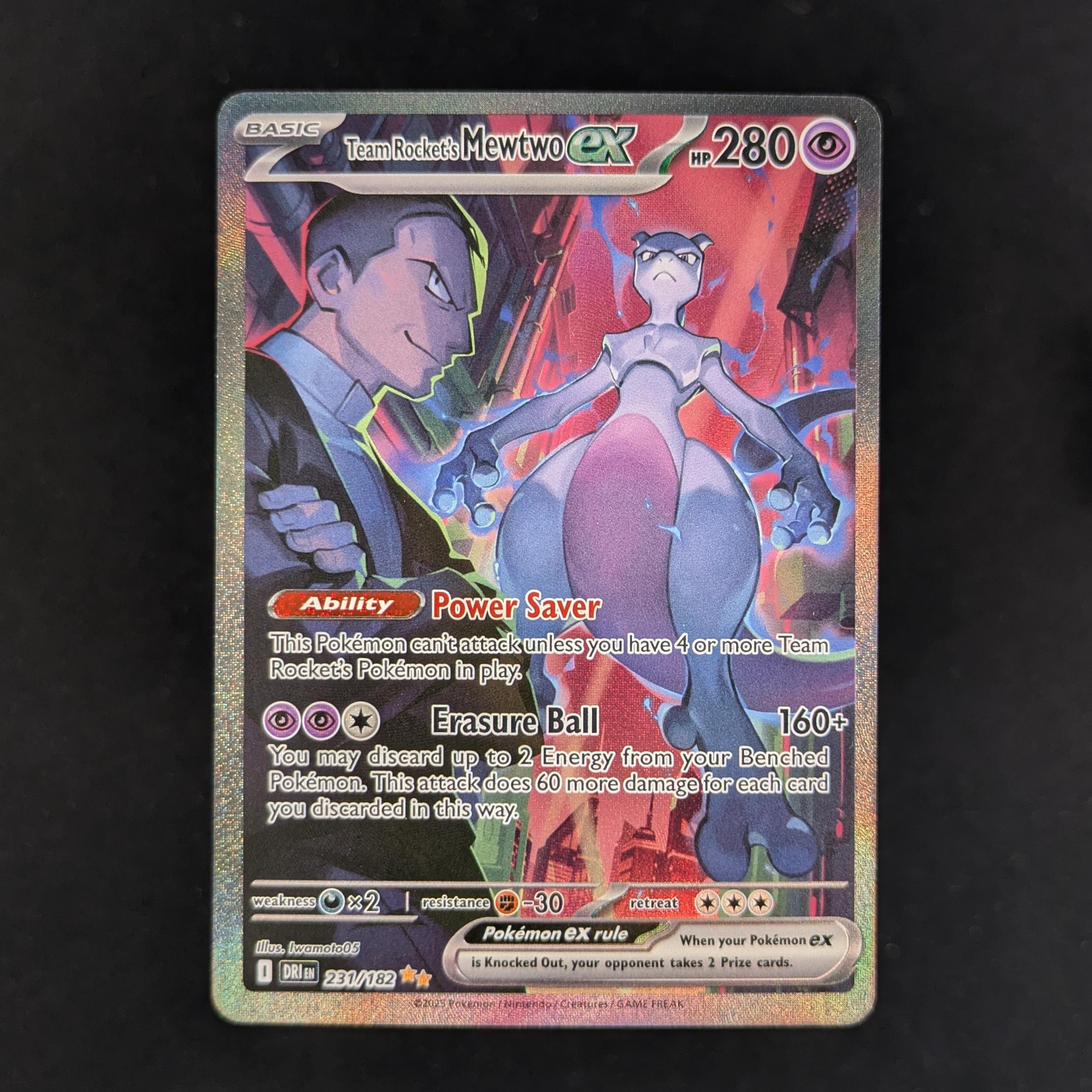 Team Rocket's Mewtwo ex (DRI 231) - Destined Rivals - English - NM