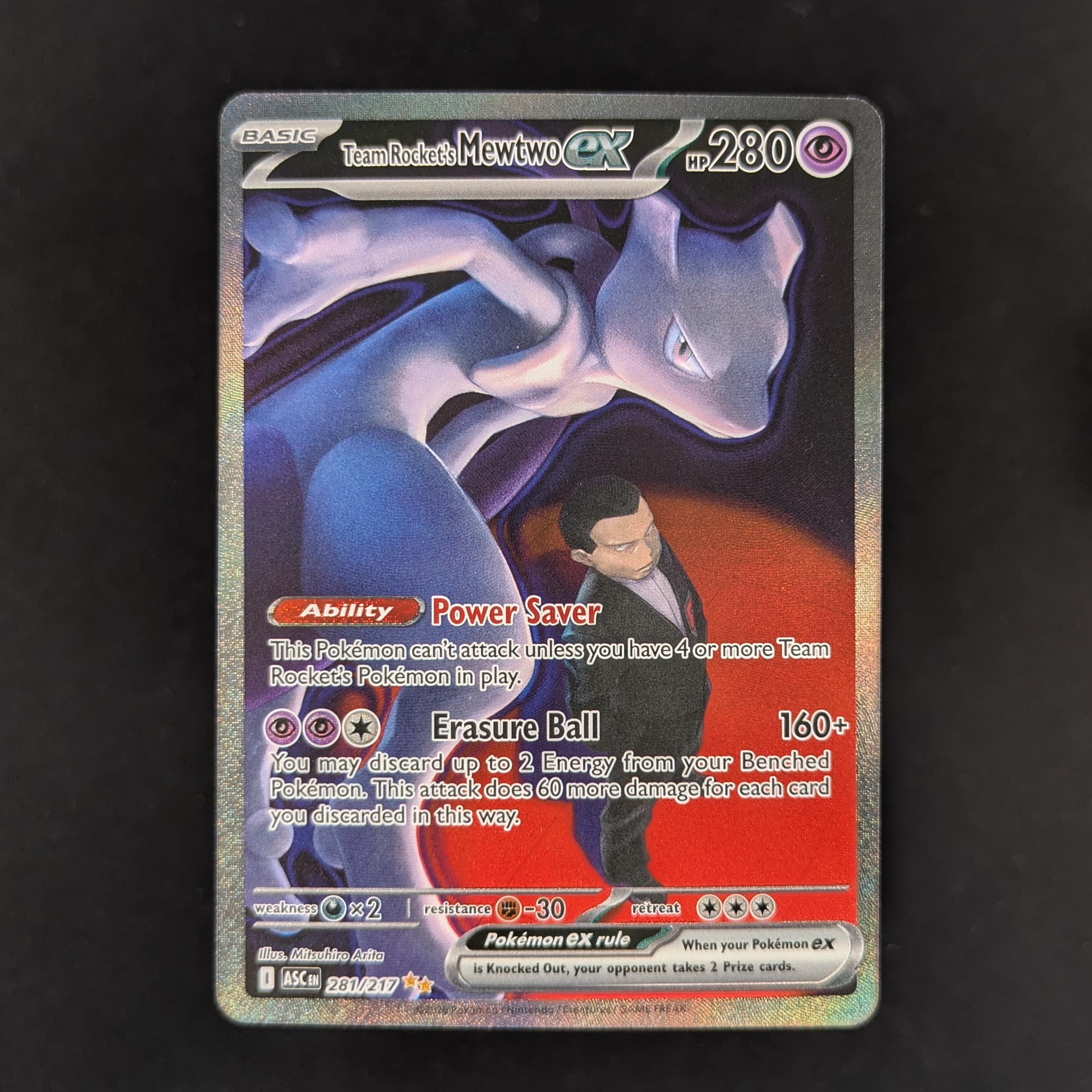 Team Rocket's Mewtwo ex (ASC 281) - Ascended Heroes - English - NM