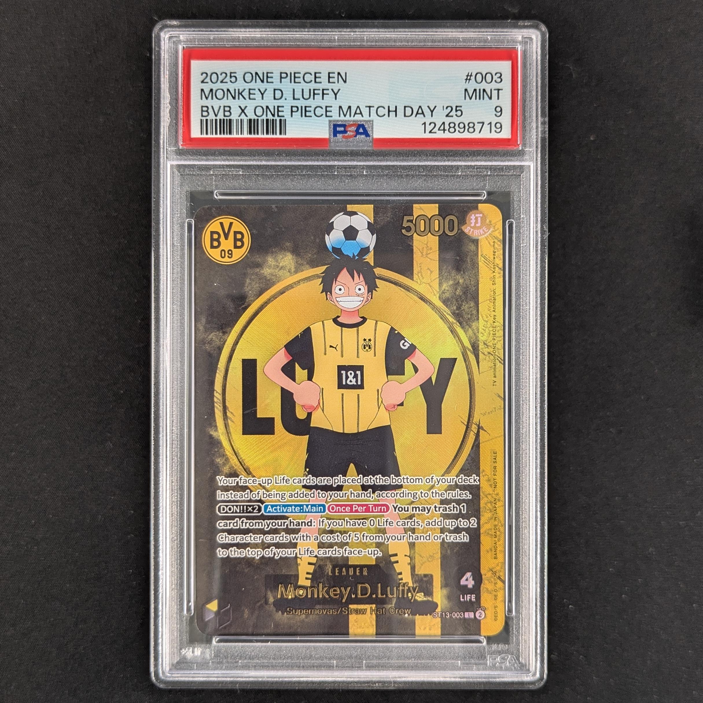 OPCG Singles - Monkey.D.Luffy (ST13-003) - Unnumbered Promos - PSA 9 -