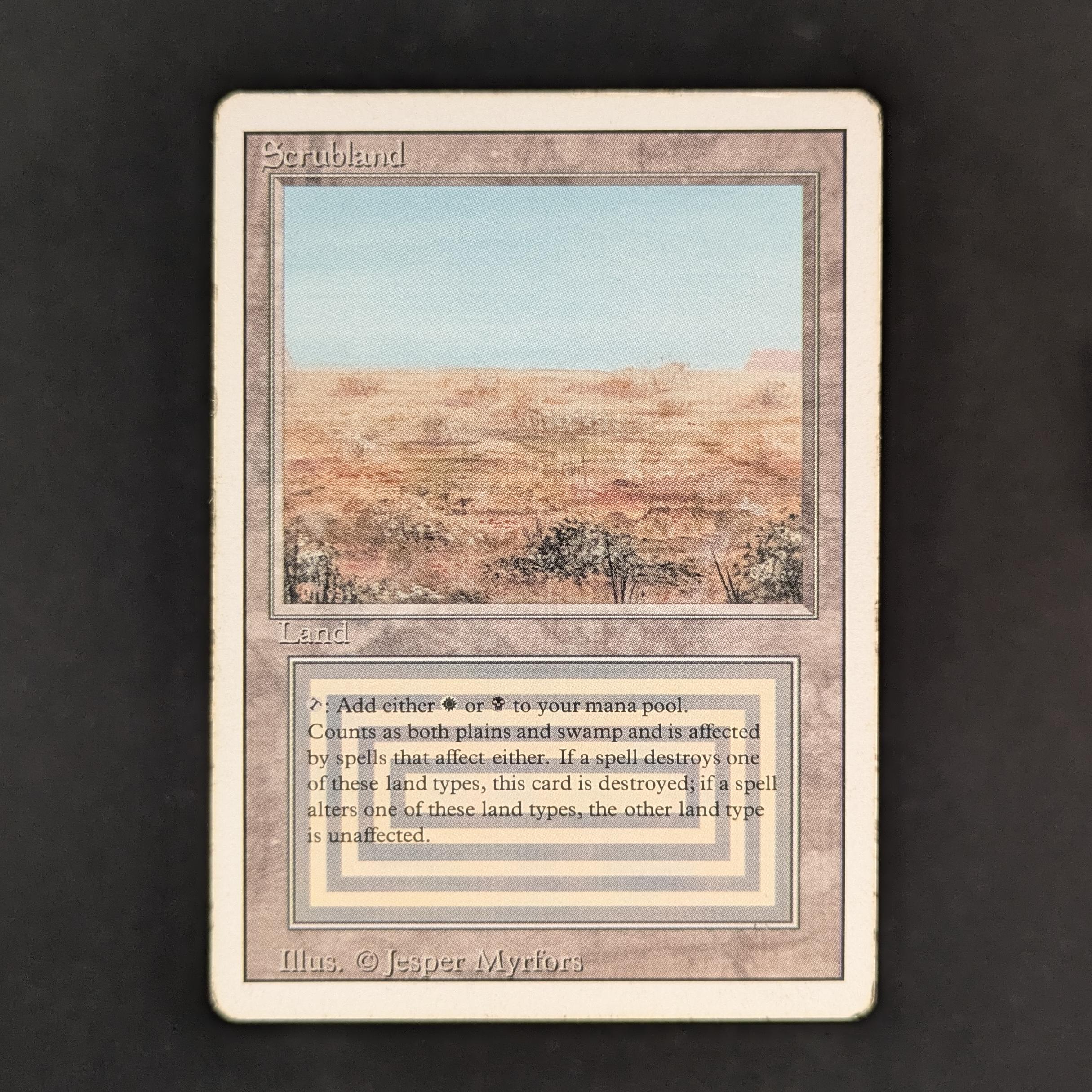 MTG Singles - Scrubland - Revised - PL - 33510