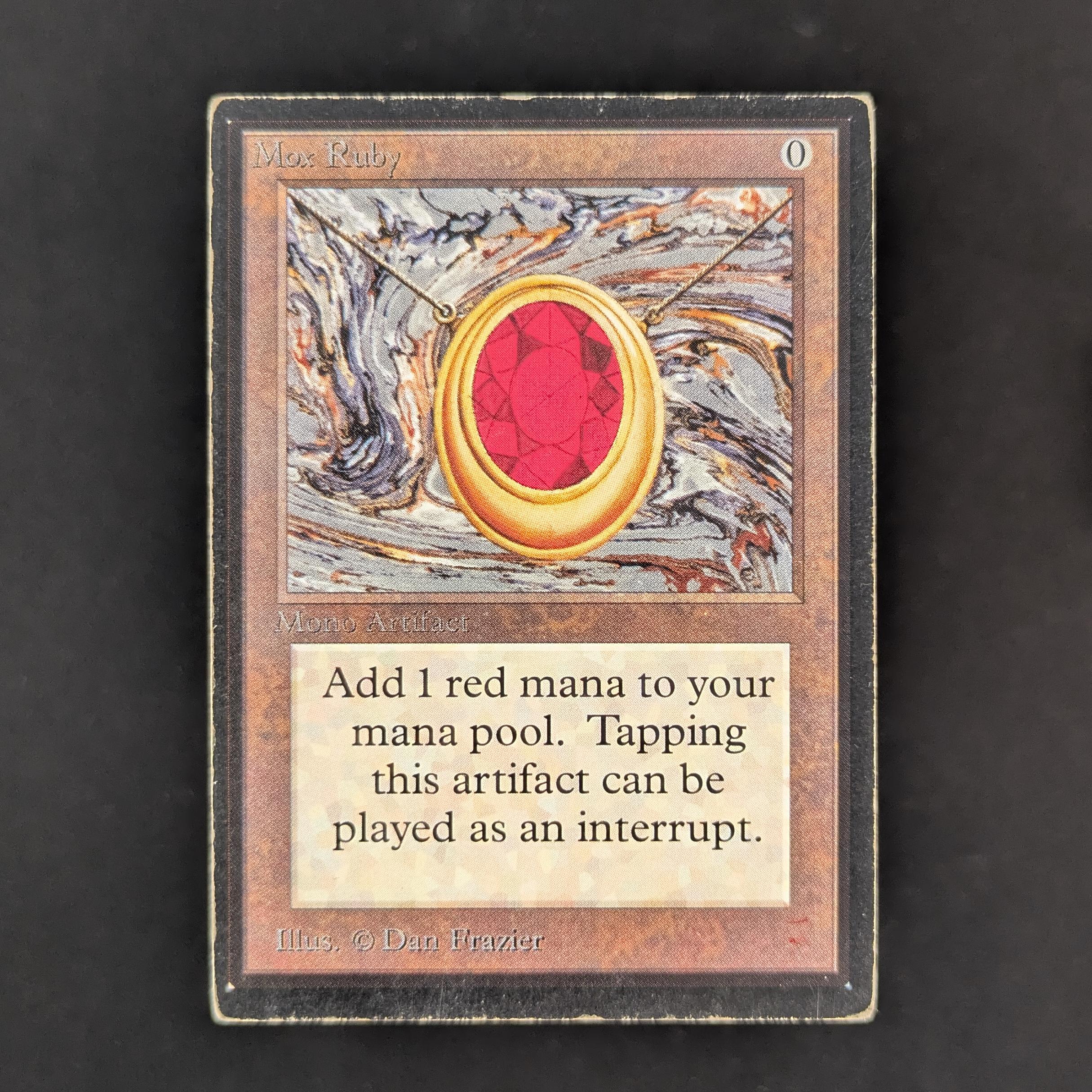 MTG Singles - Mox Ruby - International Edition - PO - INKED - 33521
