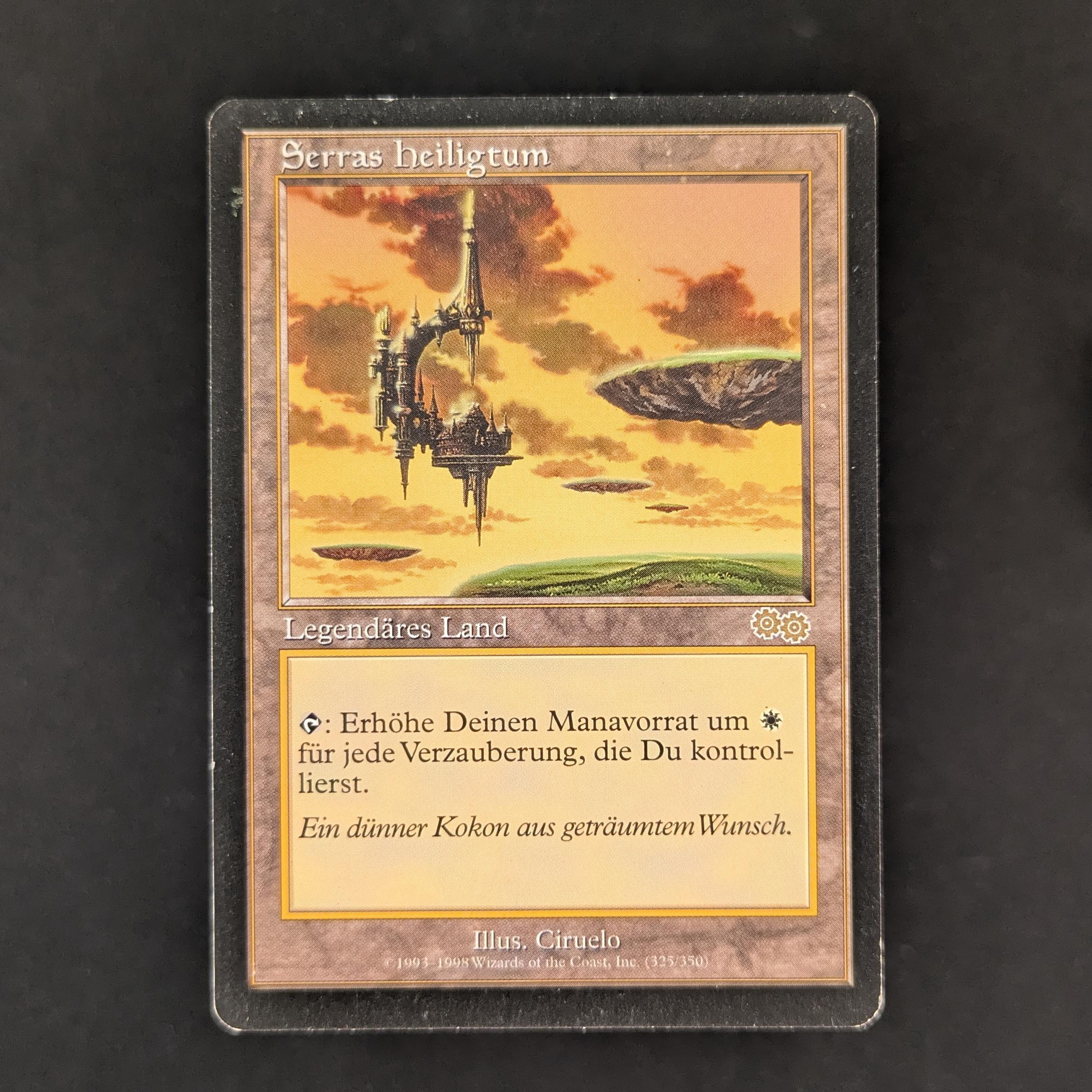 MTG Singles - Serra's Sanctum - Urza's Saga - German - LP - 33540