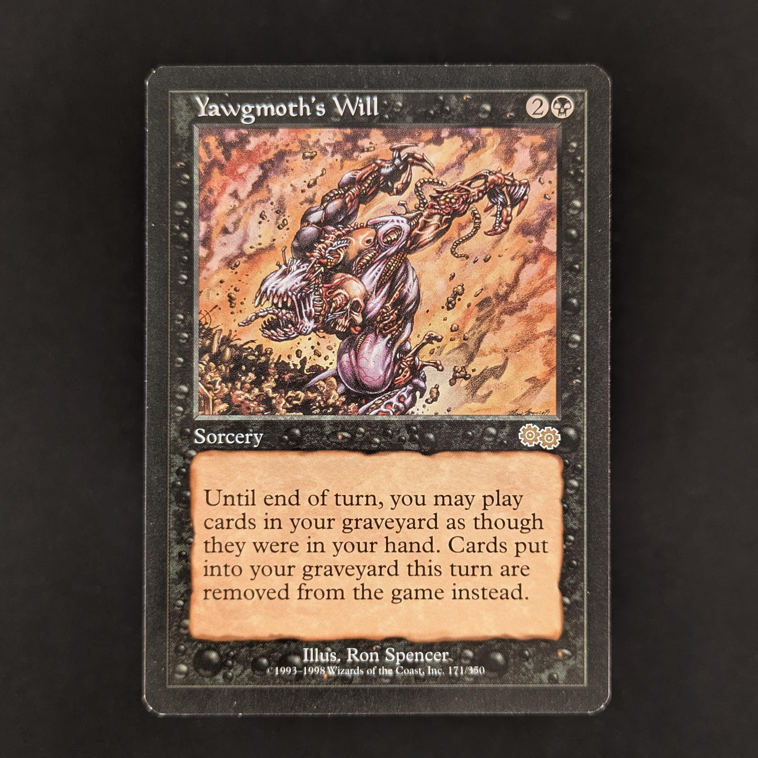 MTG Singles - Yawgmoth's Will - Urza's Saga - English - EX - 33632