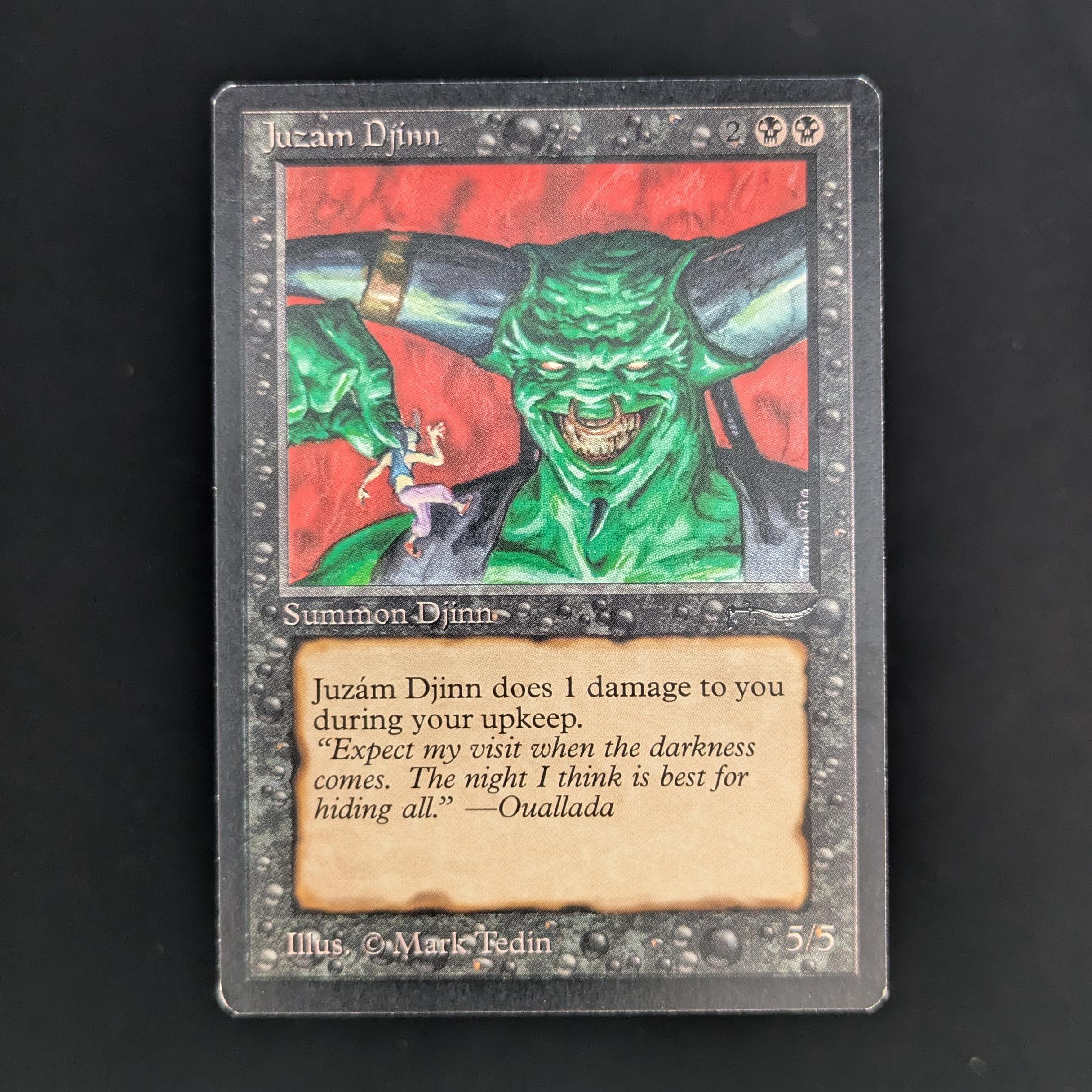 MTG Singles - Juzam Djinn - Arabian Nights - NM - 33780