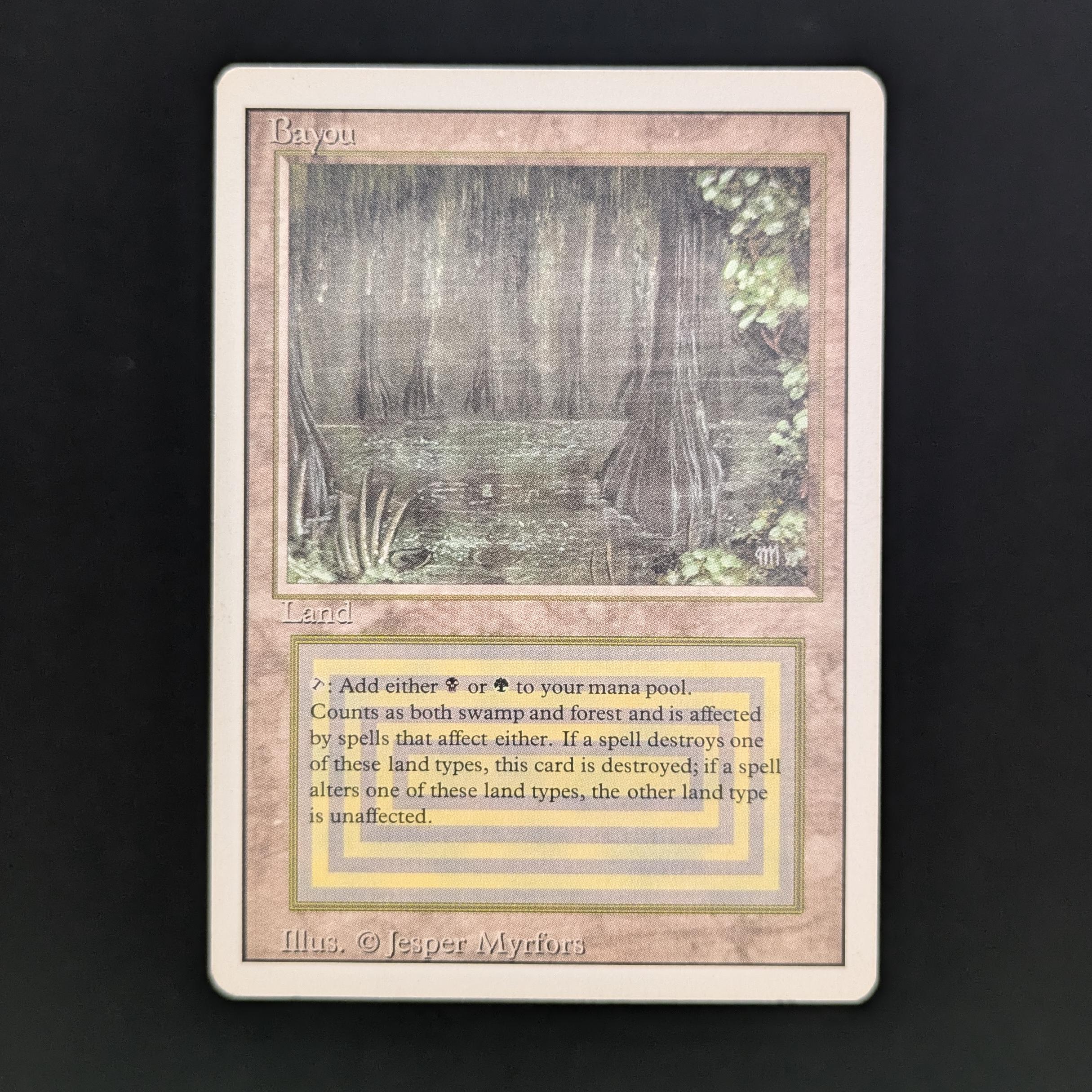 MTG Singles - Bayou - Revised - GD - 33855