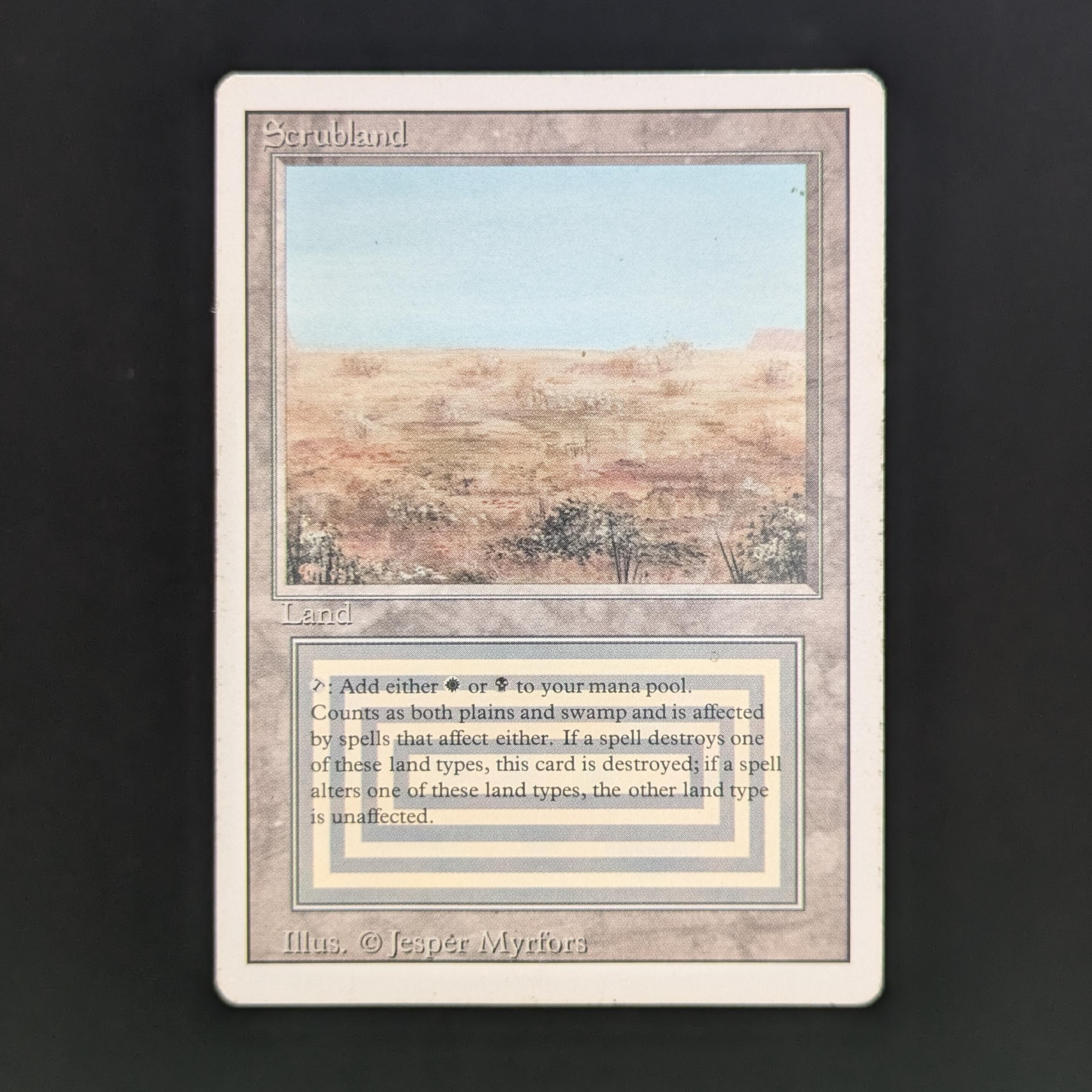 MTG Singles - Scrubland - Revised -