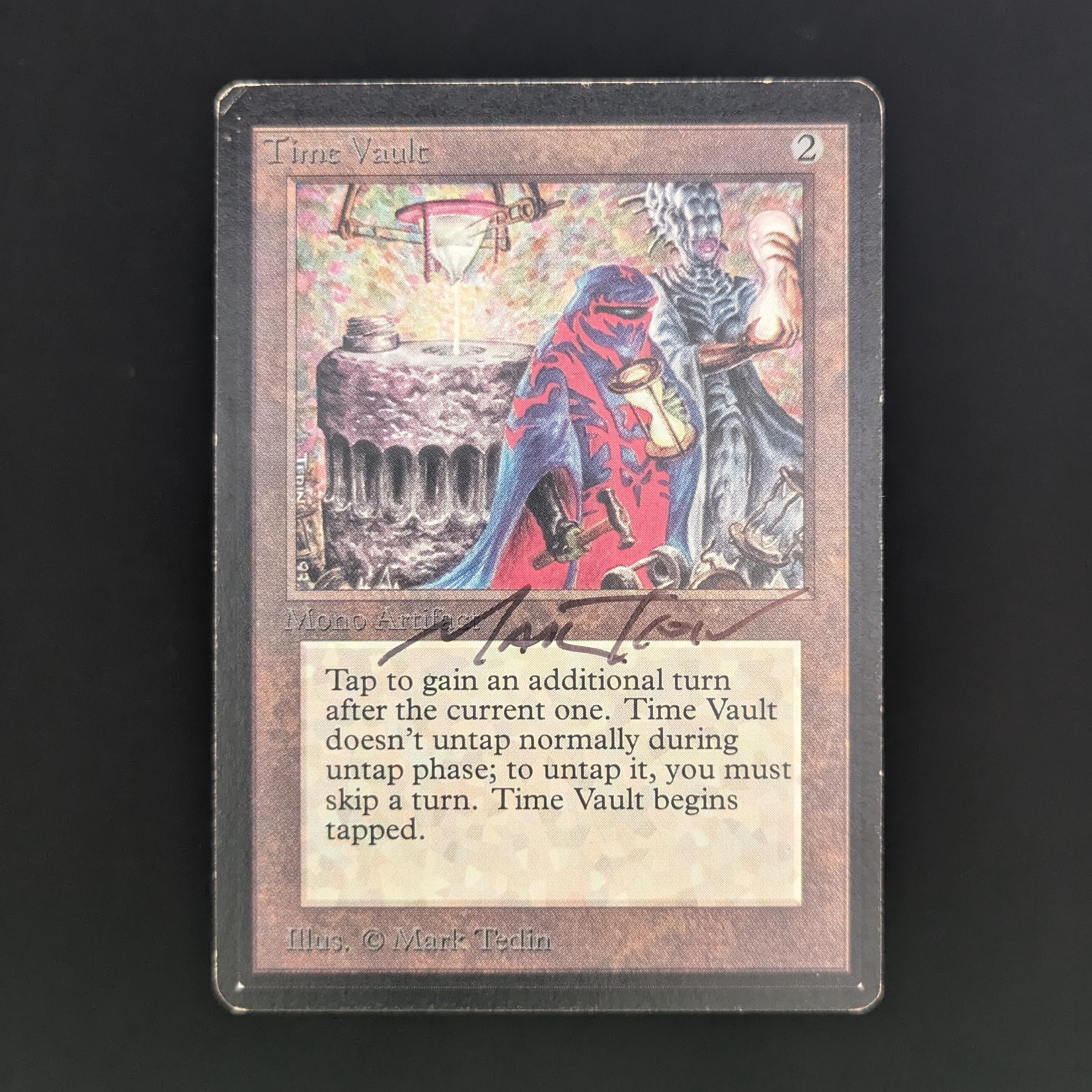 MTG Singles - Time Vault - Beta - PL - SIGNED, BINDER DING - 33995