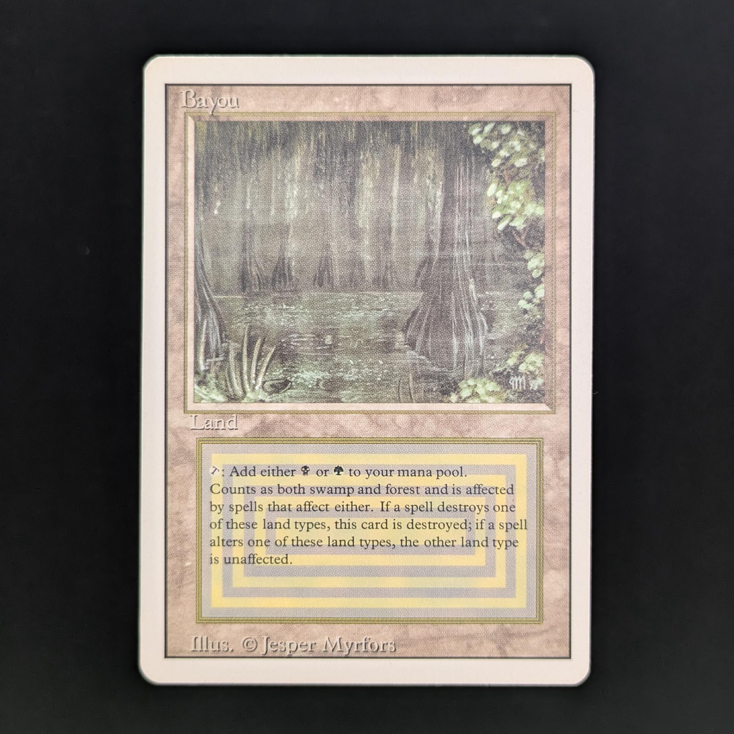 MTG Singles - Bayou - Revised - EX - 34062