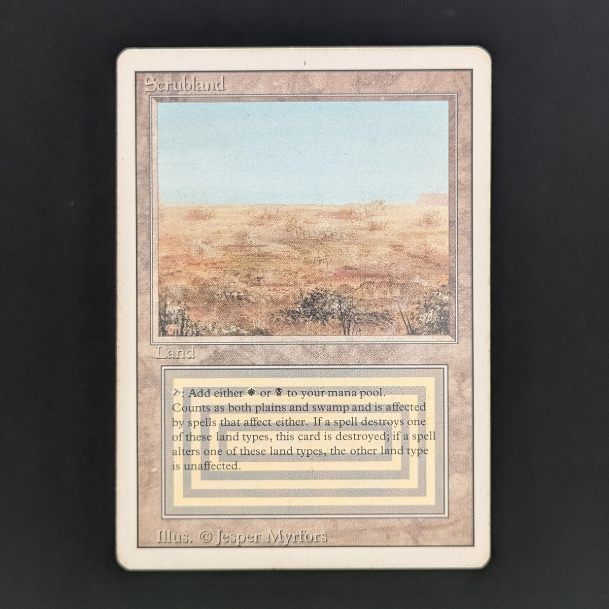 MTG Singles - Scrubland - Revised - PL - 34090