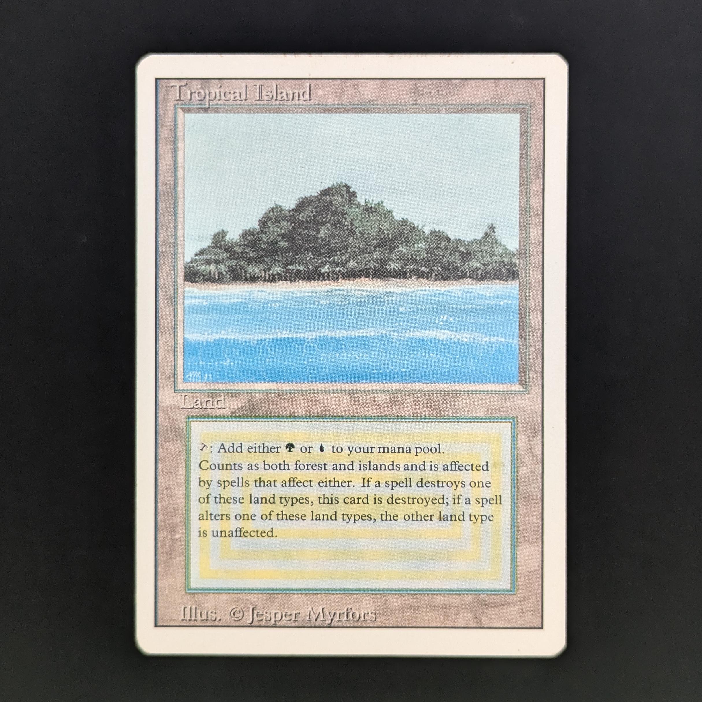 MTG Singles - Tropical Island - Revised - LP - 34099