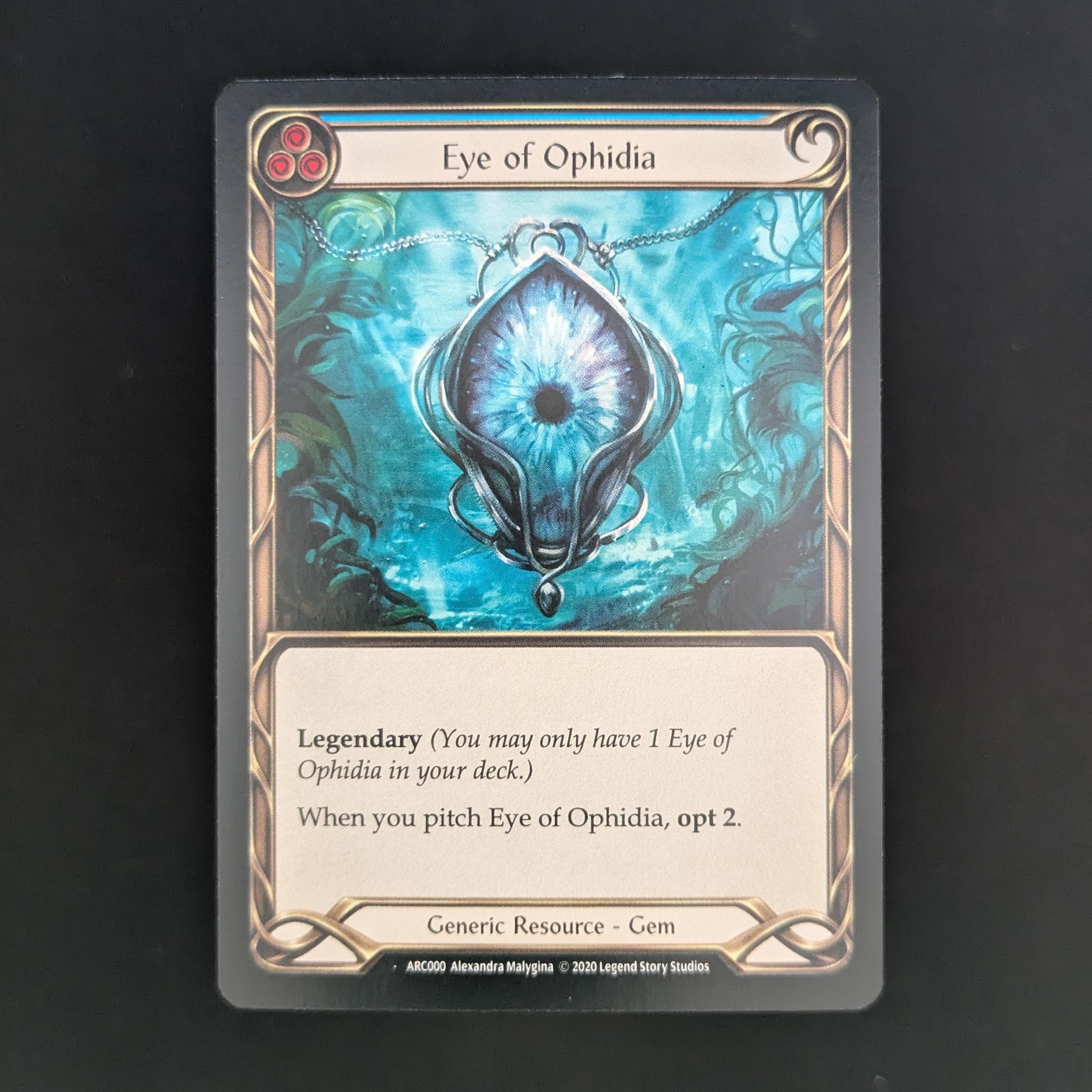 Eye of Ophidia (Rainbow Foil) - Arcane Rising - Unlimited - English - NM