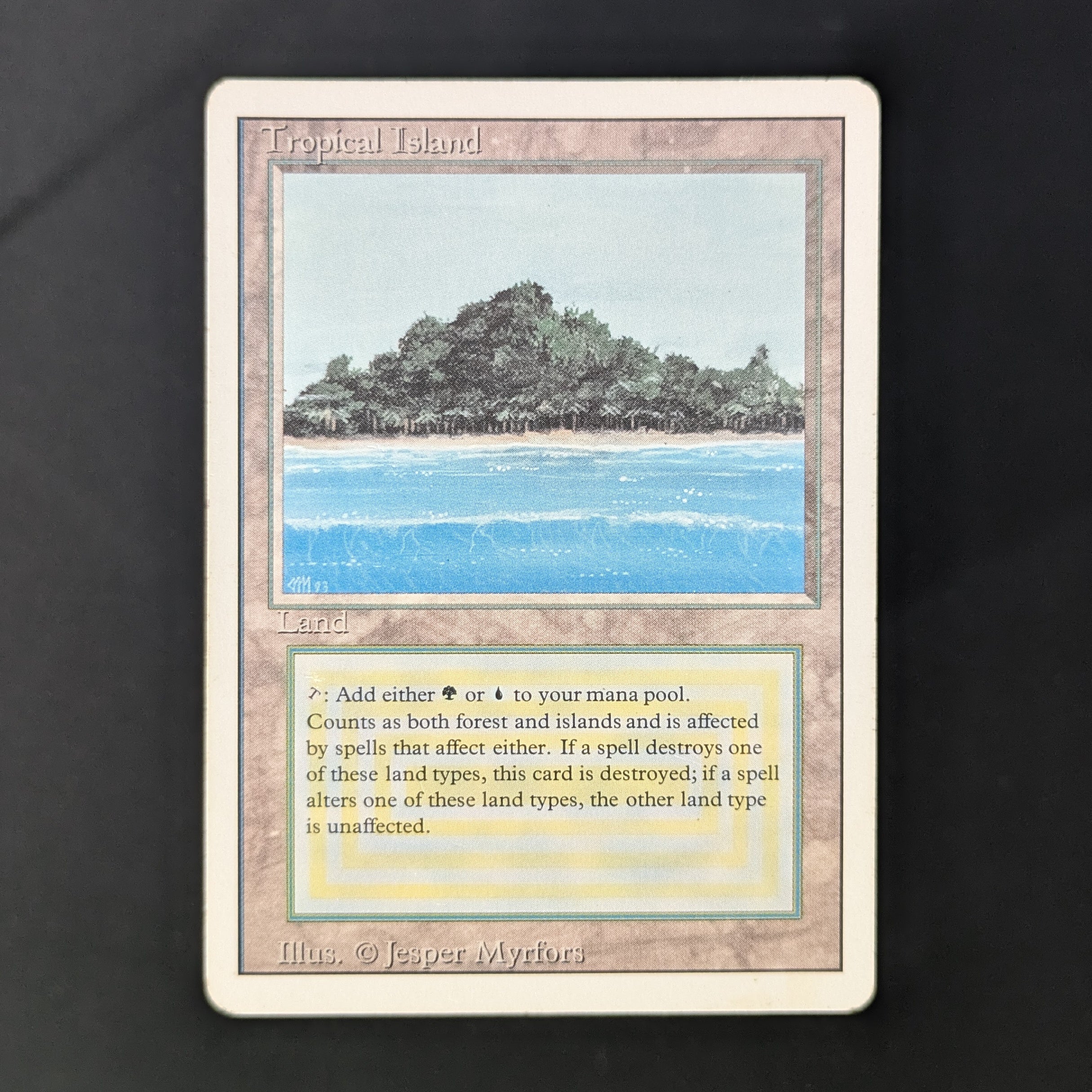 MTG Singles - Tropical Island - Revised - LP - 34339