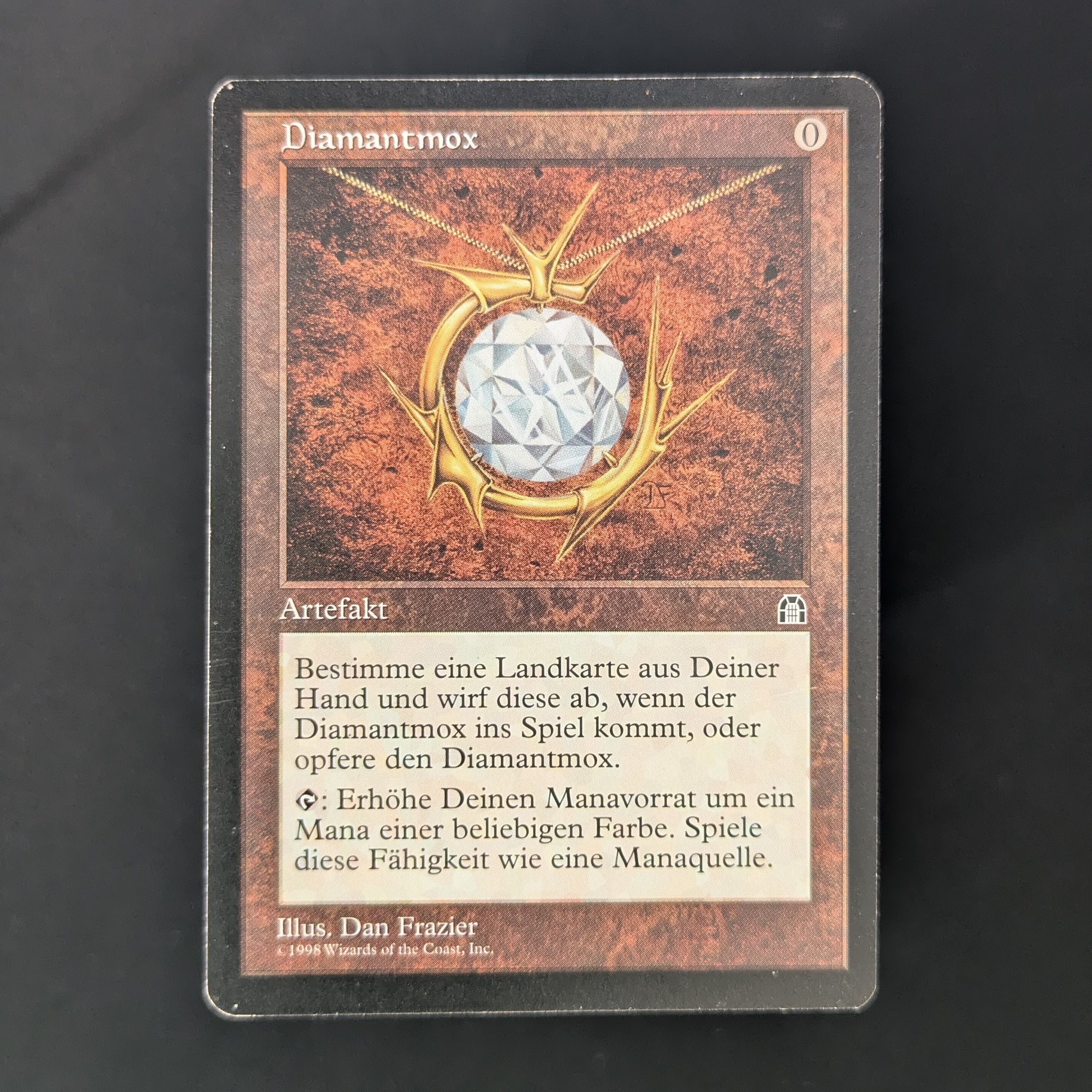 MTG Singles - Mox Diamond - Stronghold - German - LP - PRESSURE MARK - 34344