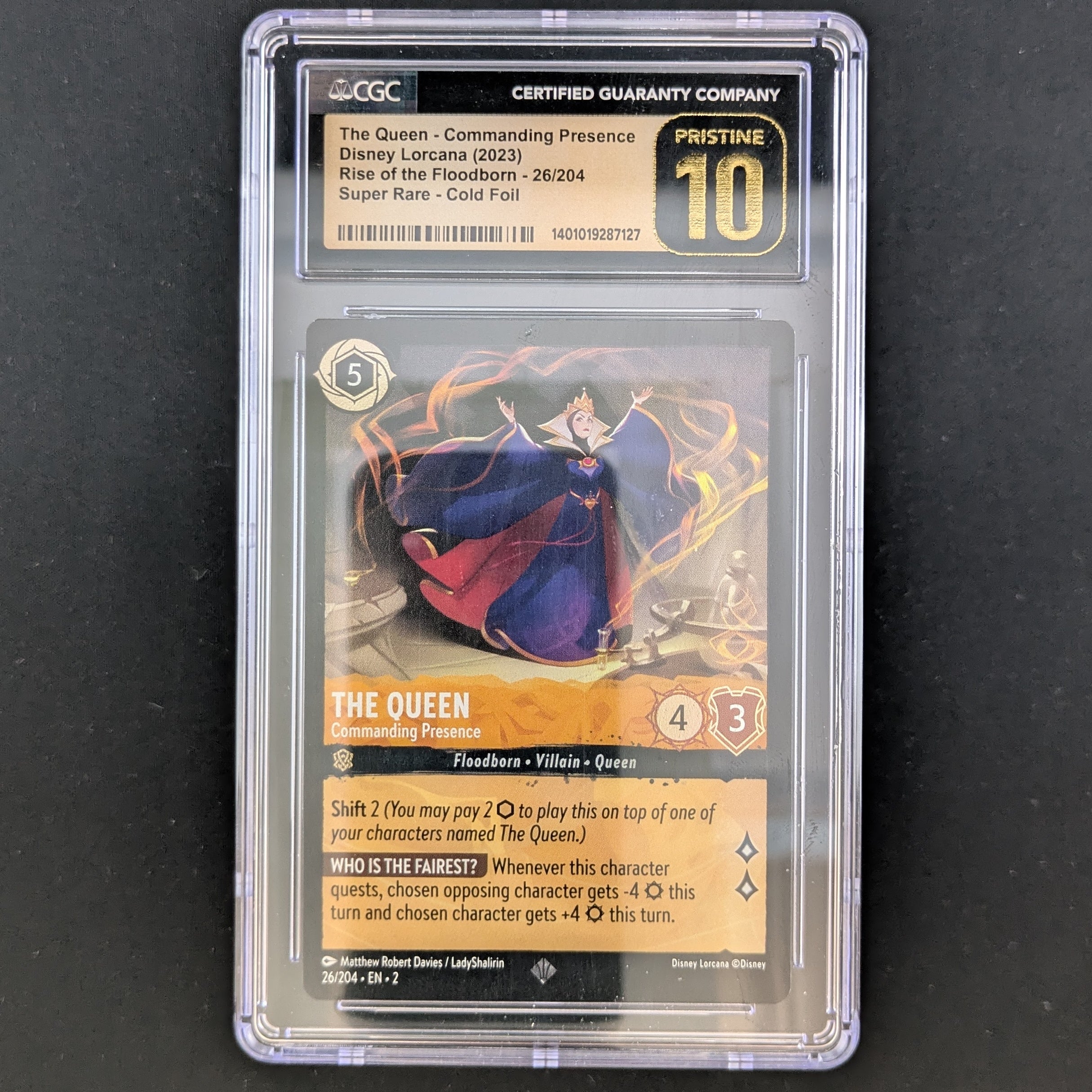 The Queen - Commanding Presence - Rise of the Floodborn - CGC 10 - Foil