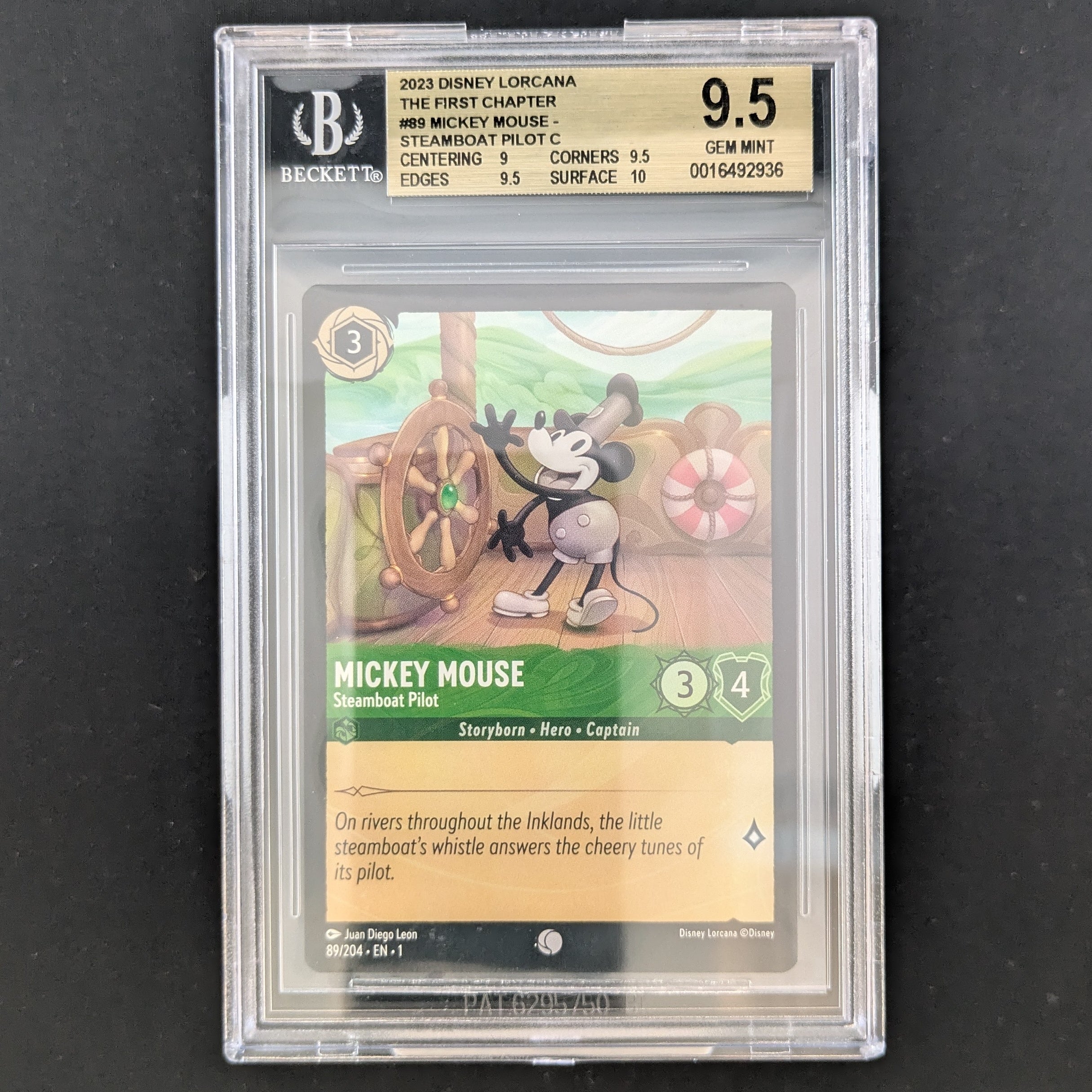 Mickey Mouse - Steamboat Pilot - The First Chapter - BGS 9.5
