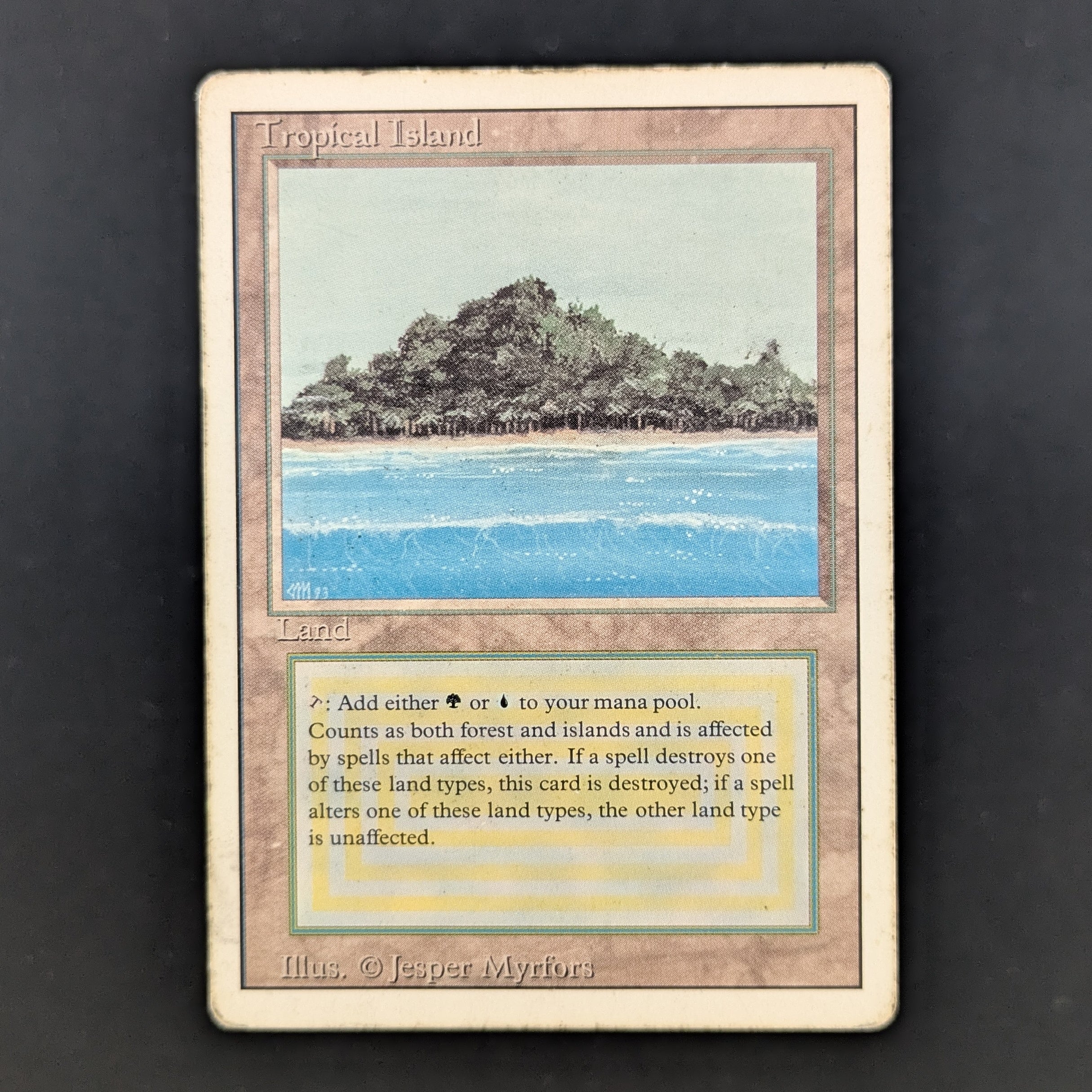 MTG Singles - Tropical Island - Revised - PO - INKED - 35173