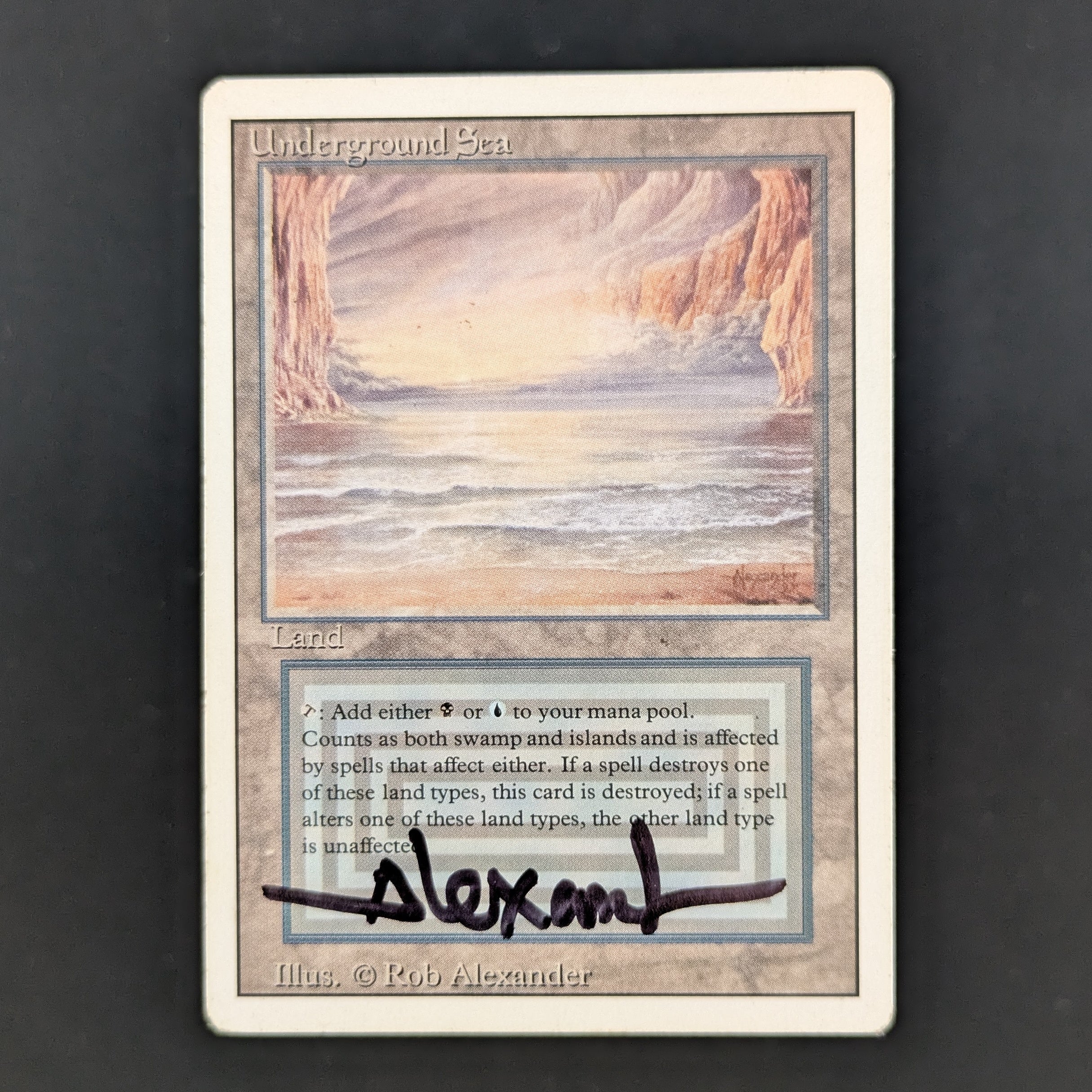 MTG Singles - Underground Sea - Revised - PL - SIGNED - 35181