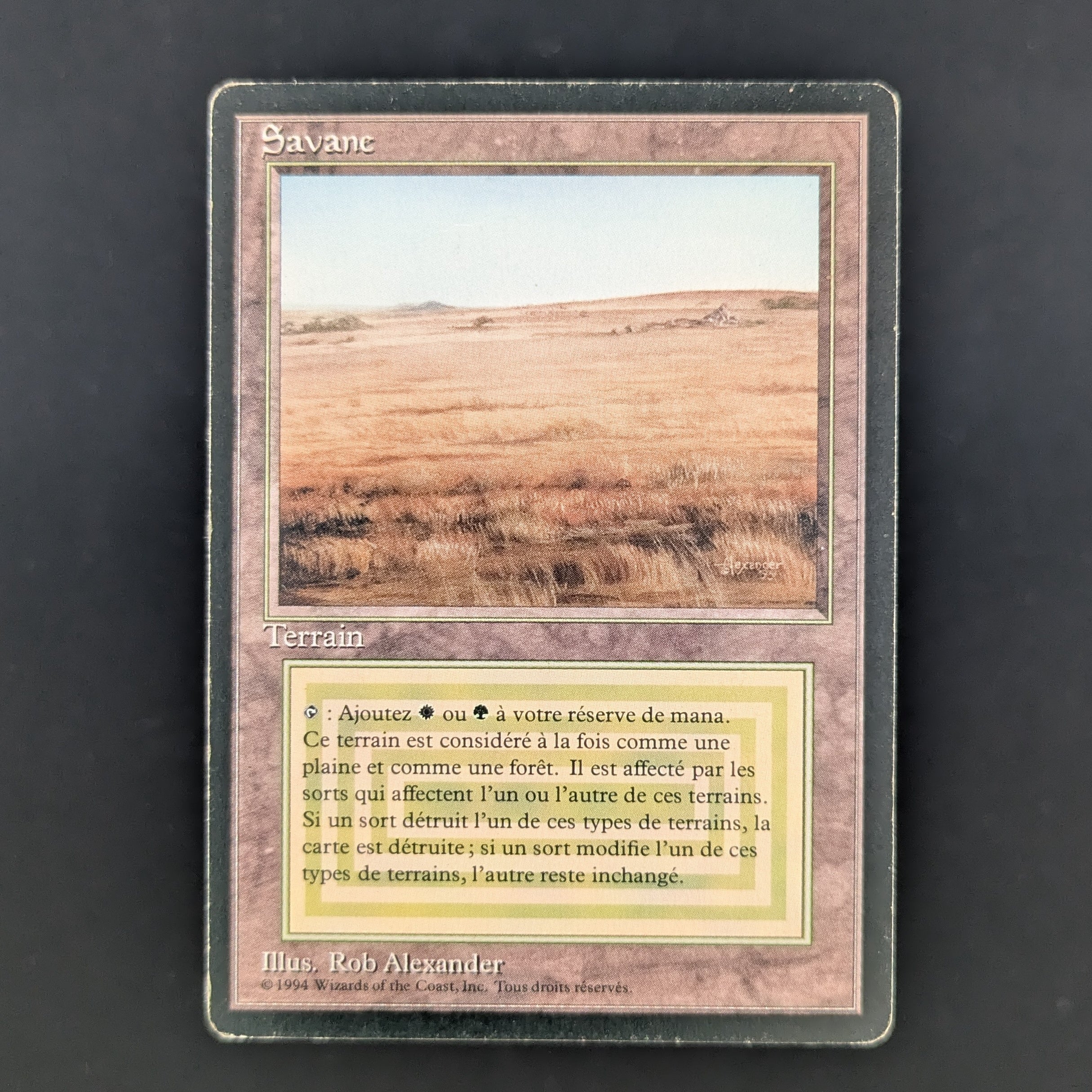MTG Singles - Savannah - Foreign Black Bordered - French - PL - BENT - 35275