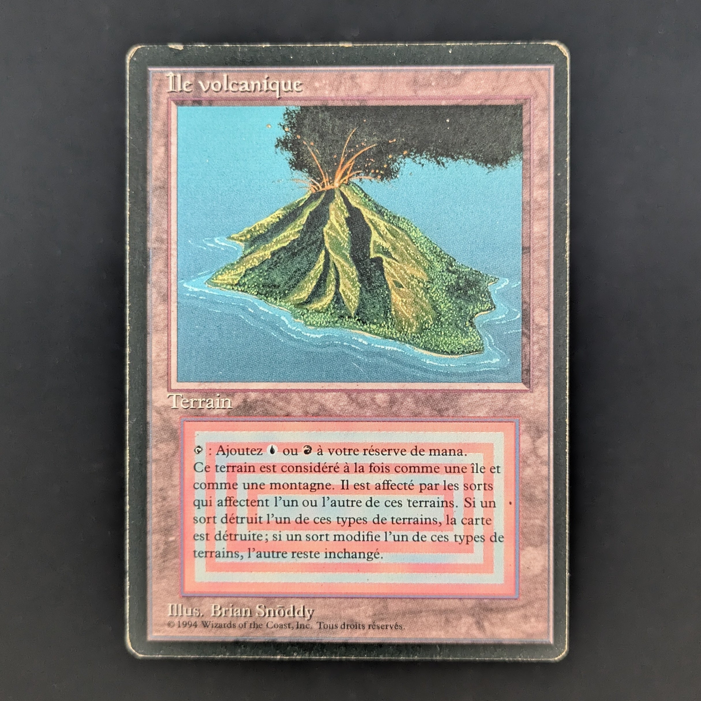 MTG Singles - Volcanic Island - Foreign Black Bordered - French - PL - 35289