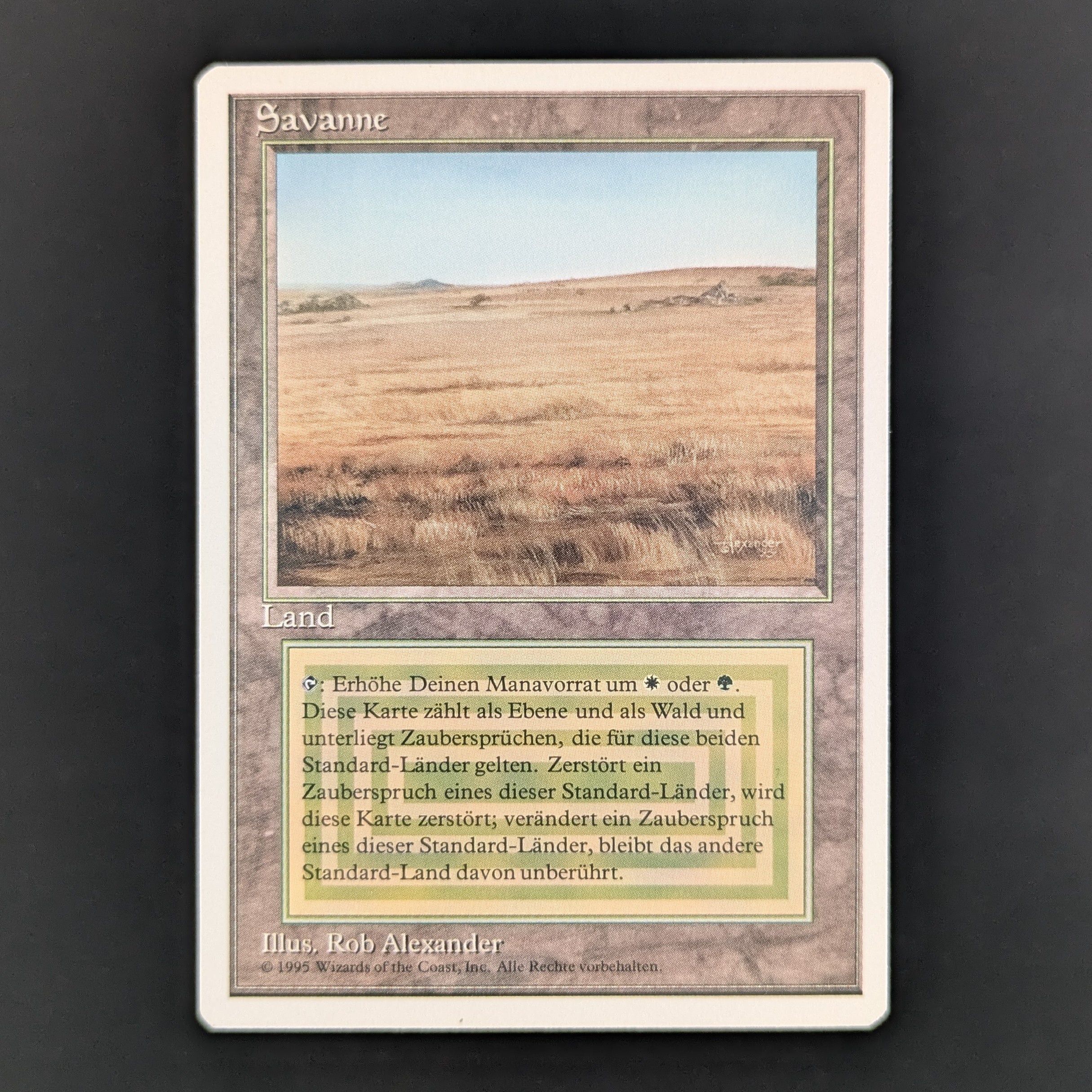 MTG Singles - Savannah - Foreign White Bordered - German - EX - 35521