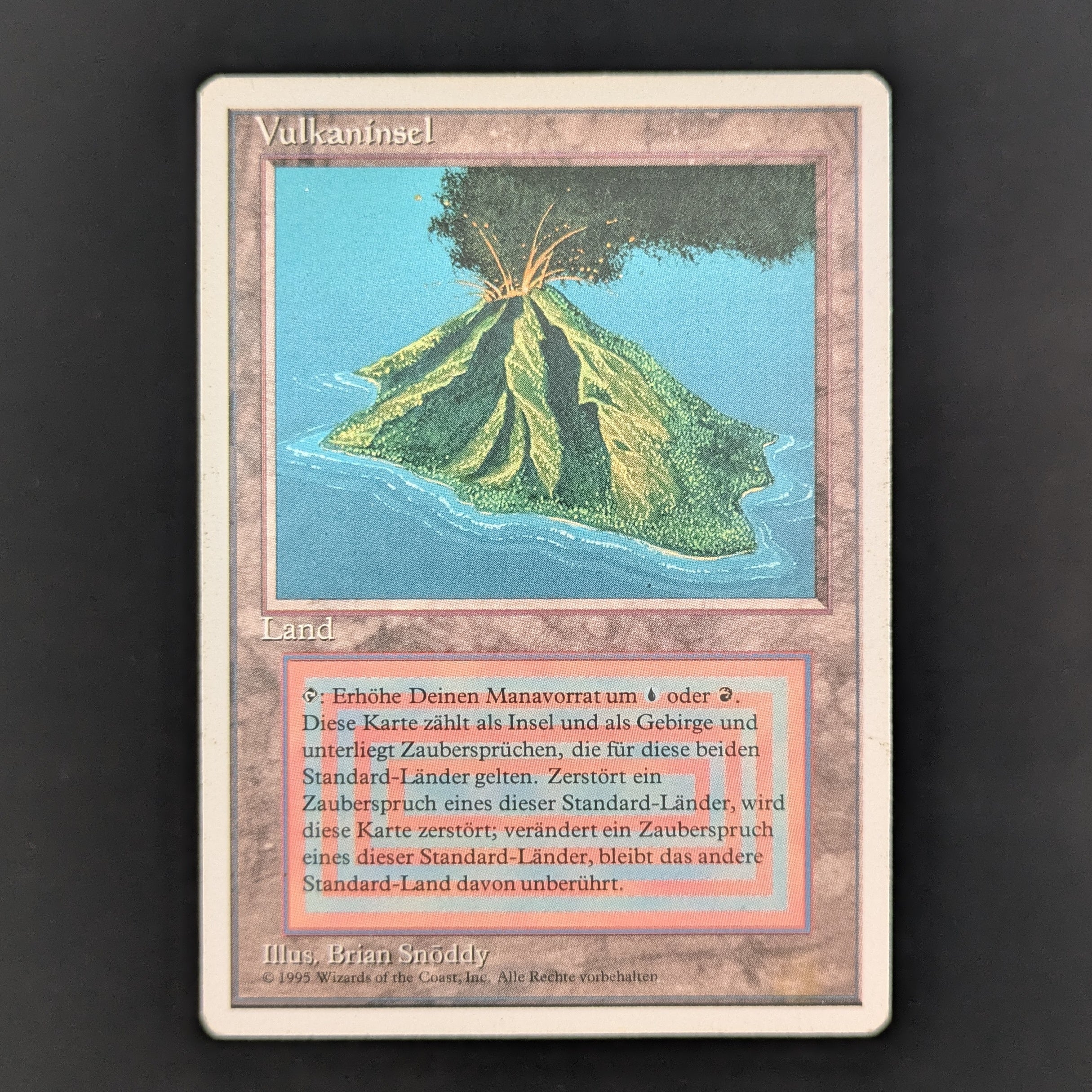 MTG Singles - Volcanic Island - Foreign White Bordered - German - LP - 35526