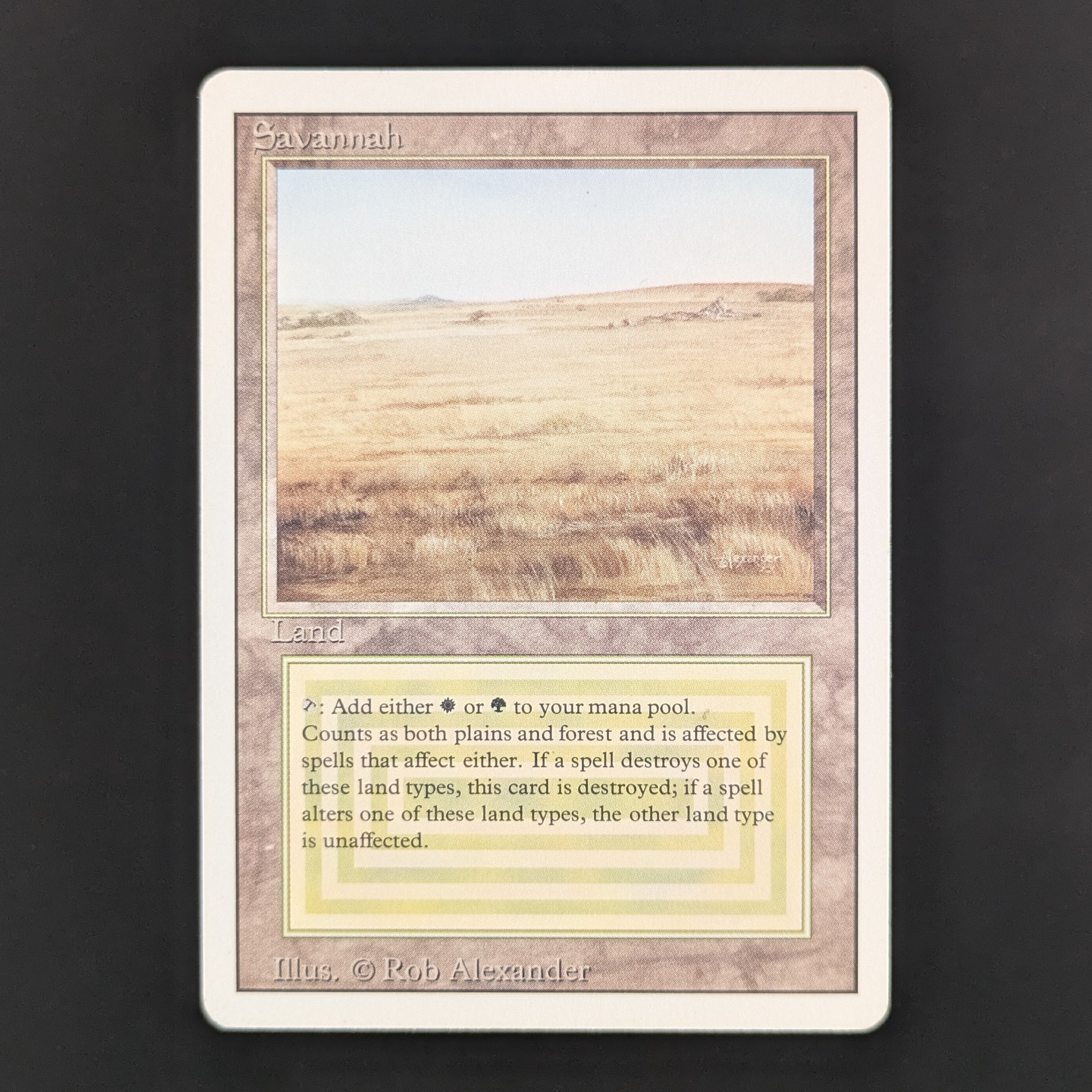 MTG Singles - Savannah - Revised - GD - BENT - 35544