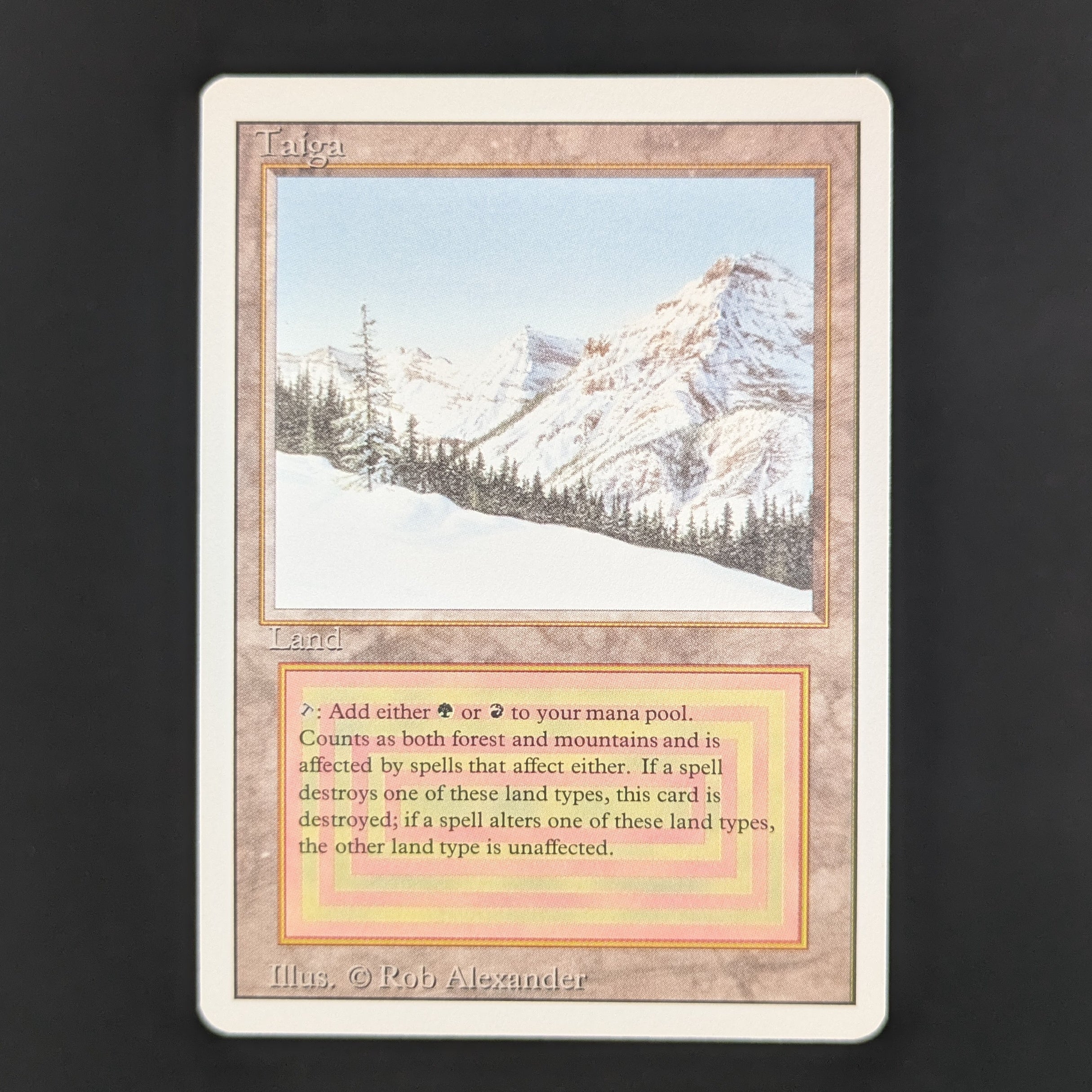 MTG Singles - Taiga - Revised - EX - 35552