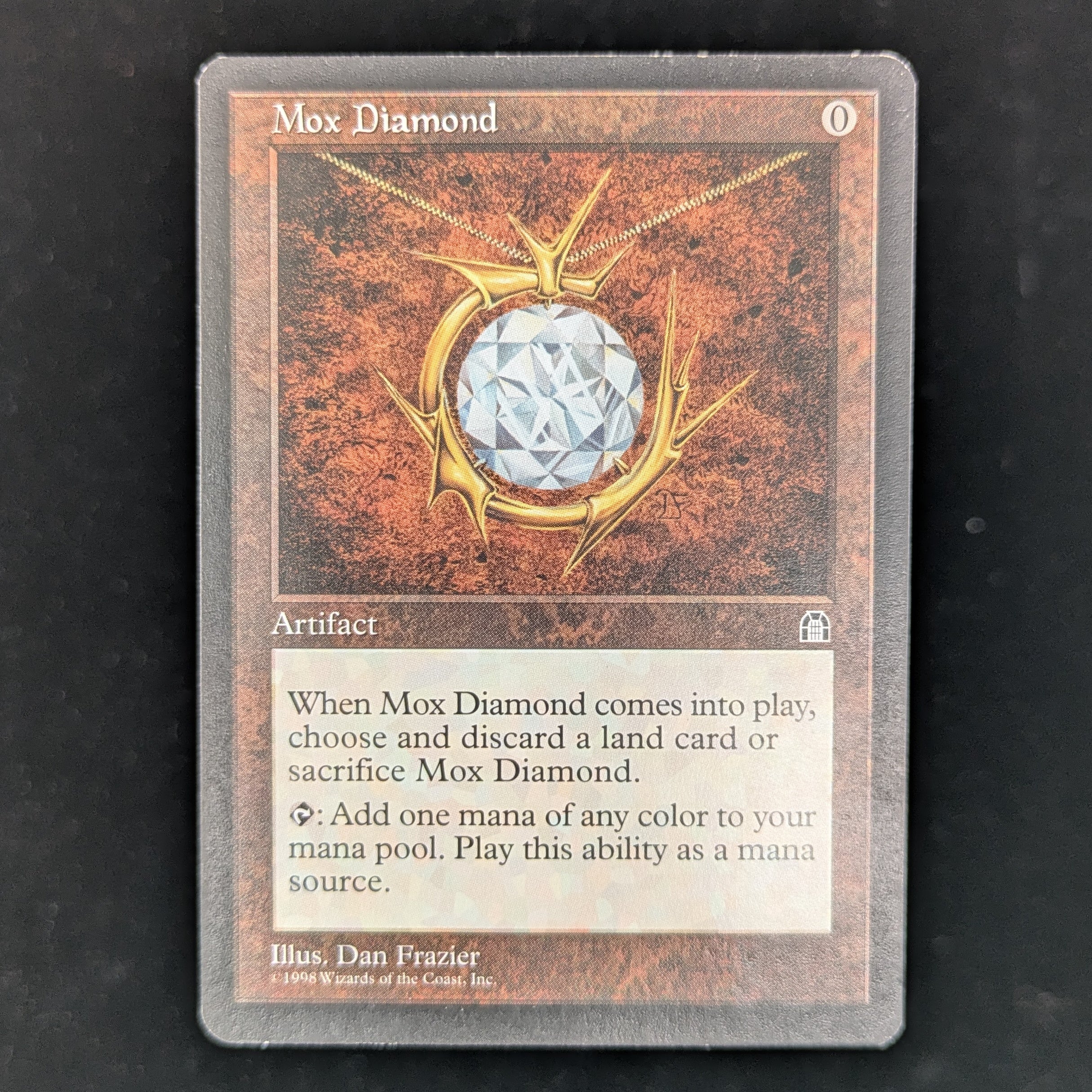 MTG Singles - Mox Diamond - Stronghold - English - GD - PRESSURE MARK - 35652