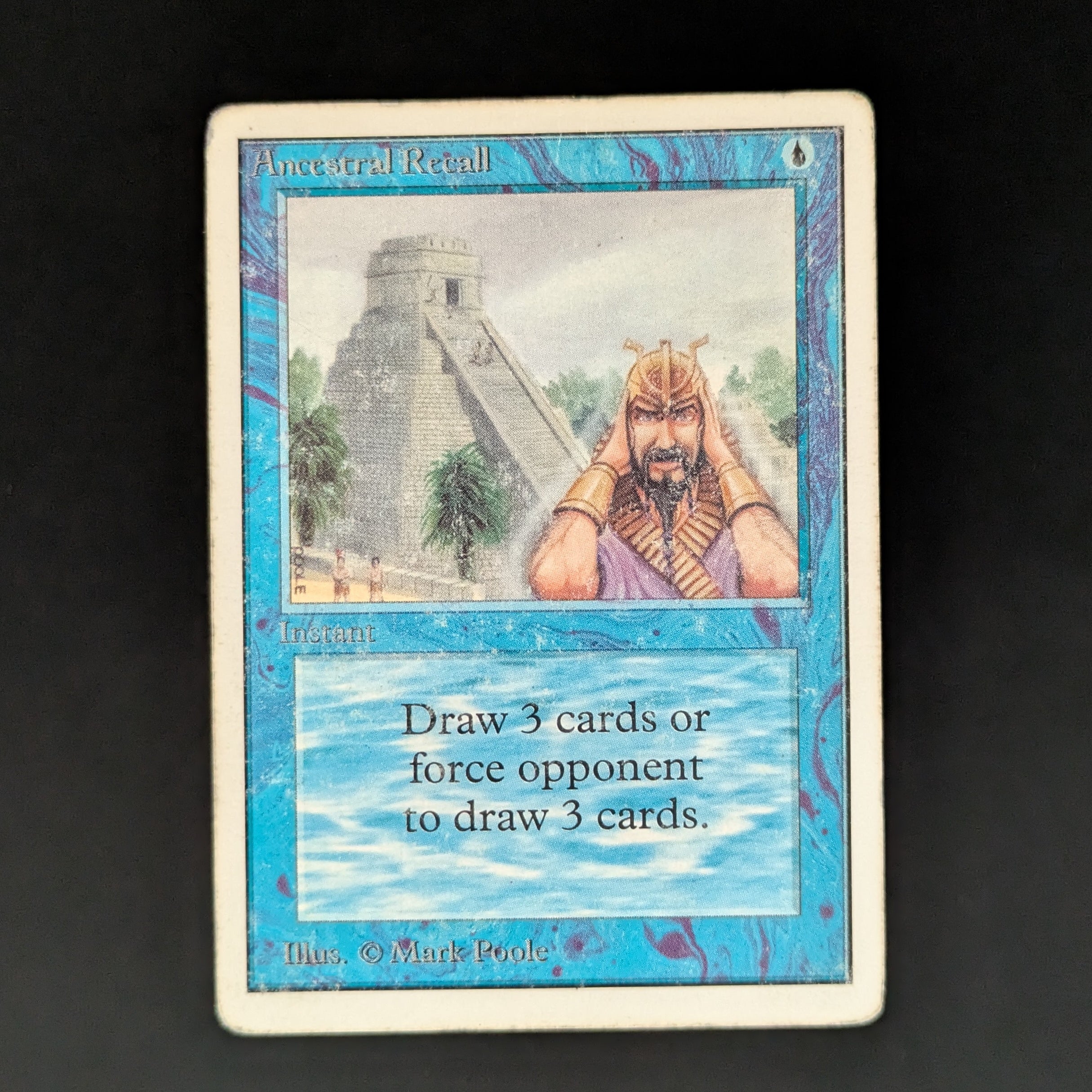 MTG Singles - Ancestral Recall - Unlimited - PO - INKED - 35696