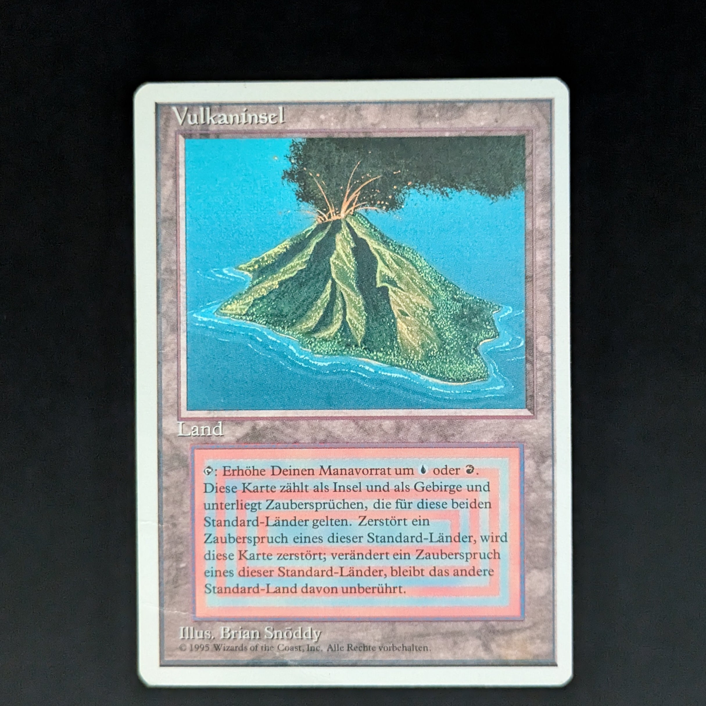 MTG Singles - Volcanic Island - Foreign White Bordered - German - PO - 35730
