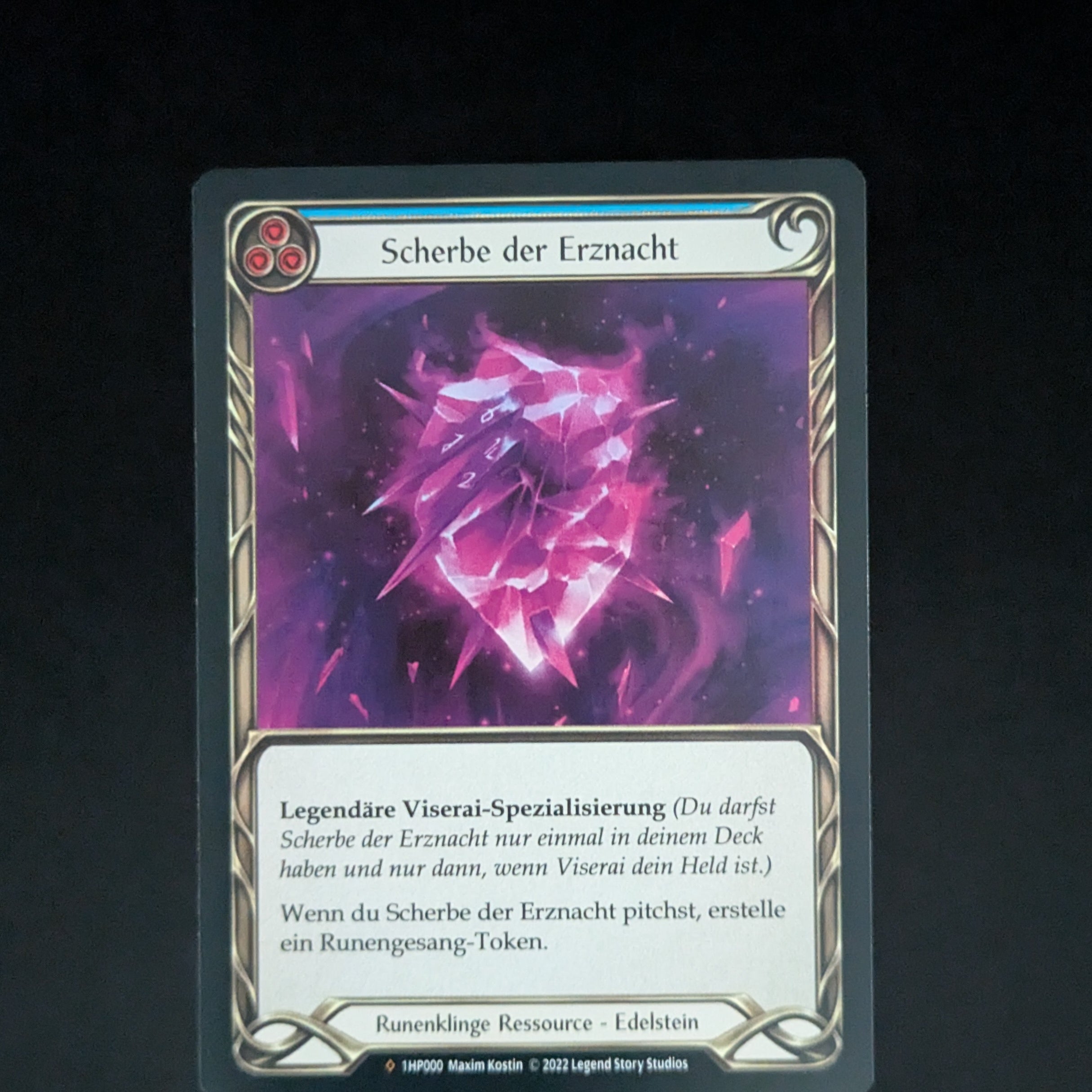 FAB Singles - Arknight Shard - History Pack 1 - Black Label - German - EX -