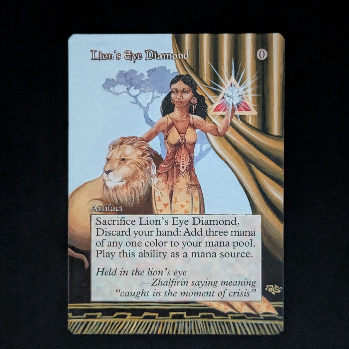 MTG Singles - Lion's Eye Diamond - Mirage - English - PL - ALTERED - 35773