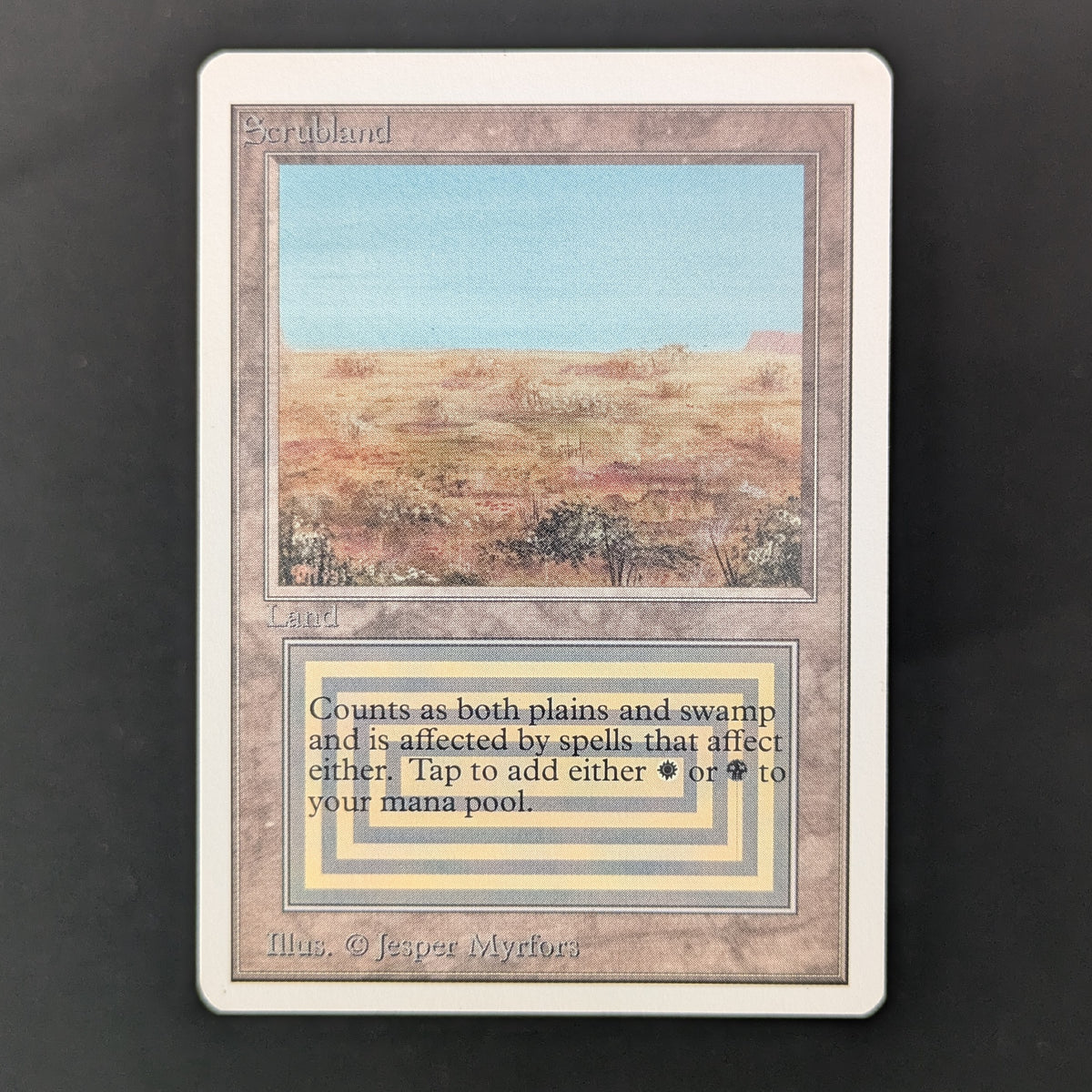 MTG Singles - Scrubland - Unlimited - EX - 35954