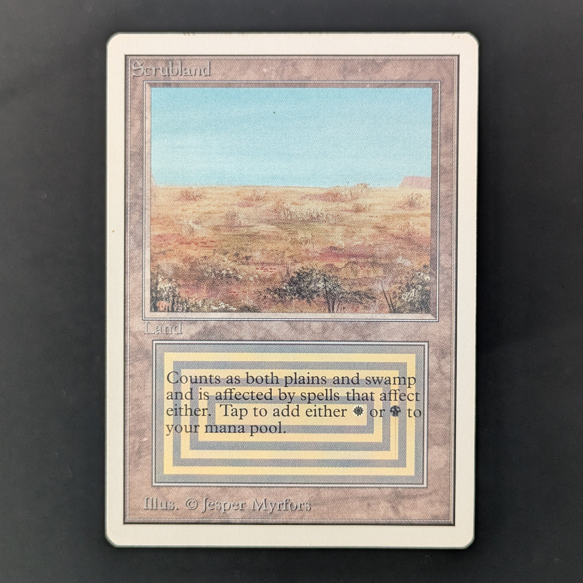 MTG Singles - Scrubland - Unlimited - LP - 35956
