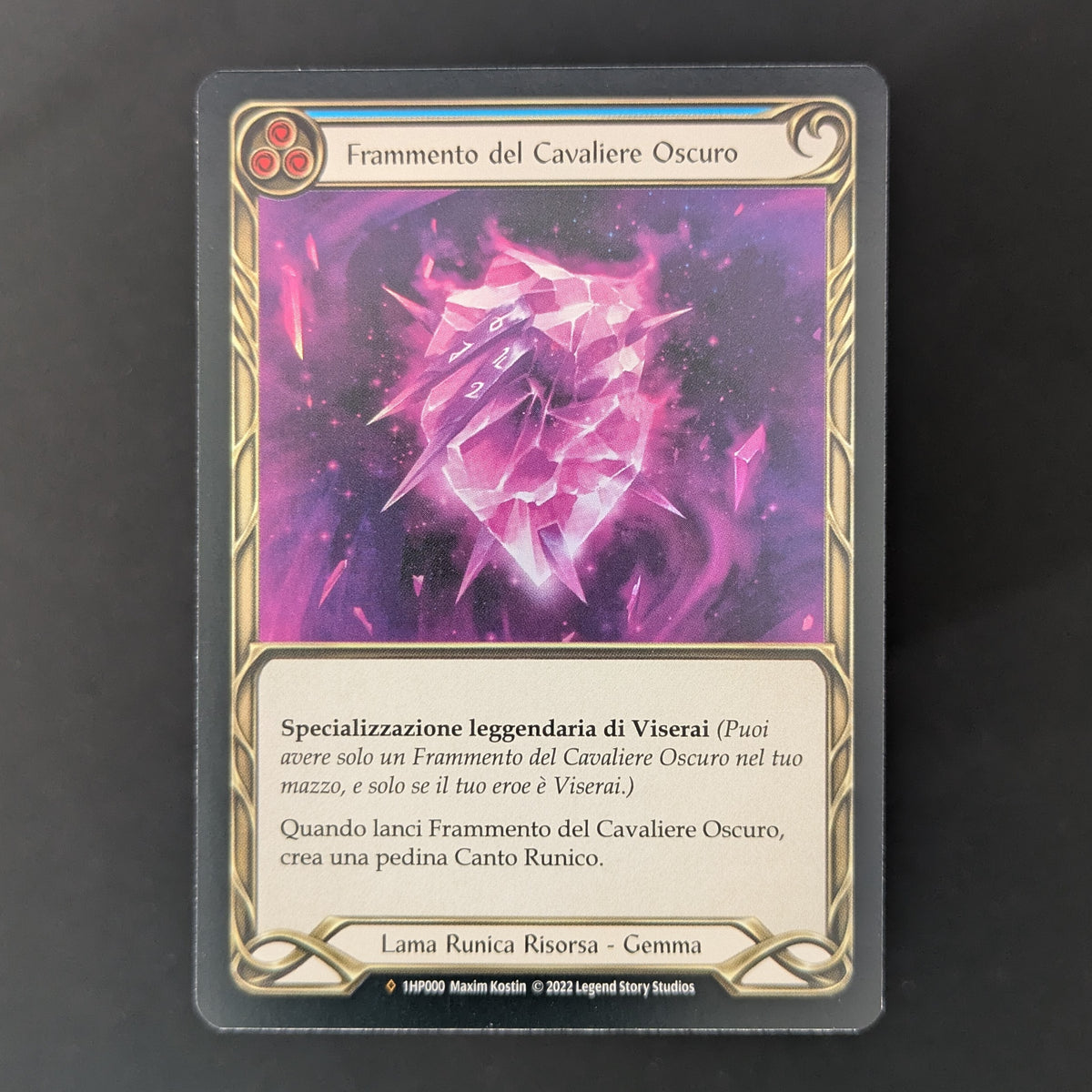 FAB Singles - Arknight Shard (Rainbow Foil) - History Pack 1 - Black Label - Italian - NM -