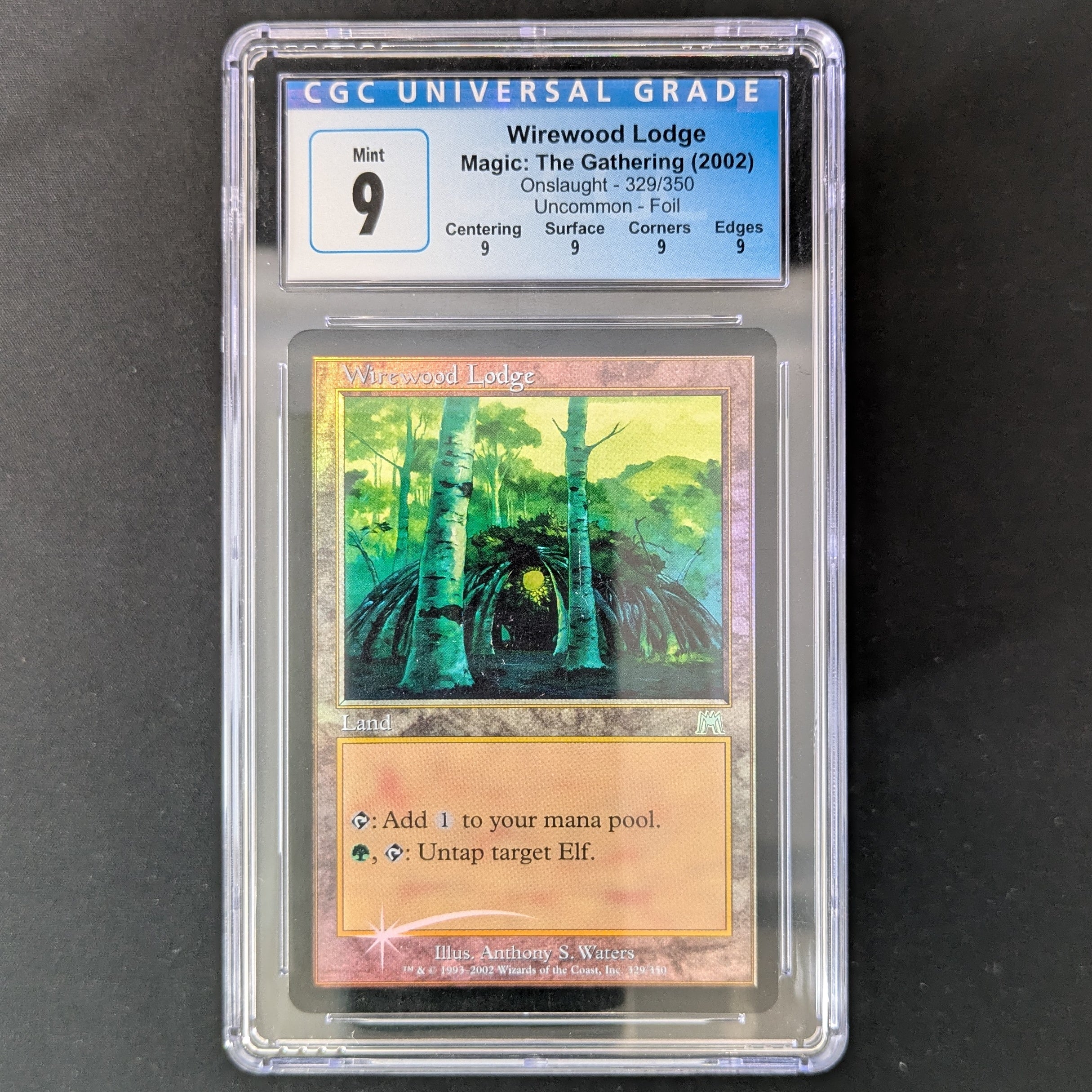 MTG Singles - Wirewood Lodge - Onslaught - English - CGC 9 -