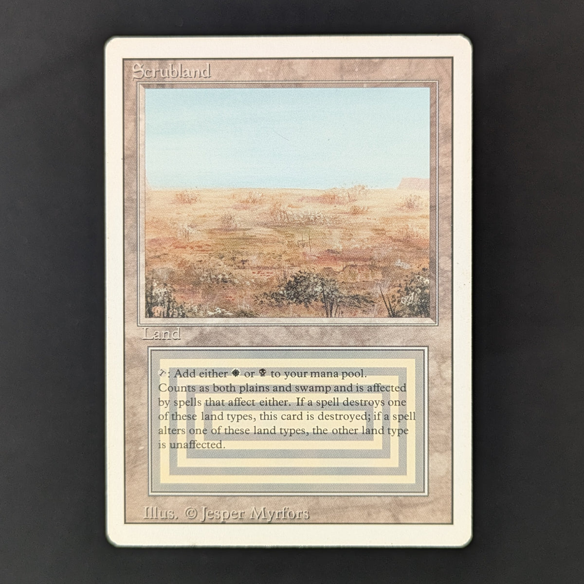MTG Singles - Scrubland - Revised - GD - 36229