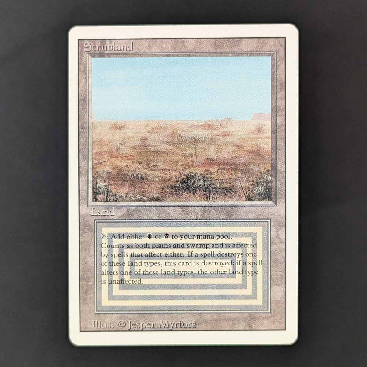 MTG Singles - Scrubland - Revised - GD - 36230