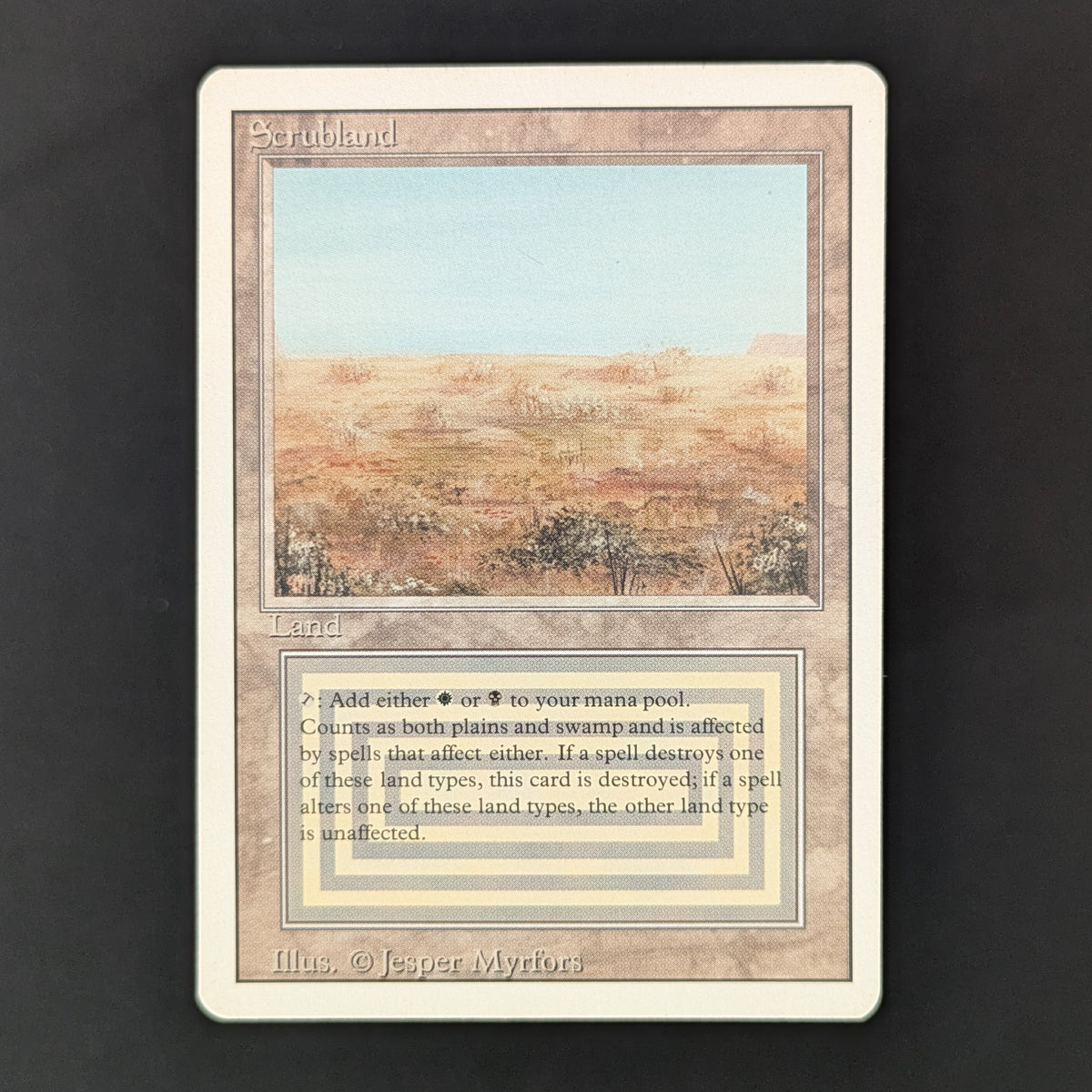MTG Singles - Scrubland - Revised - PL - 36235