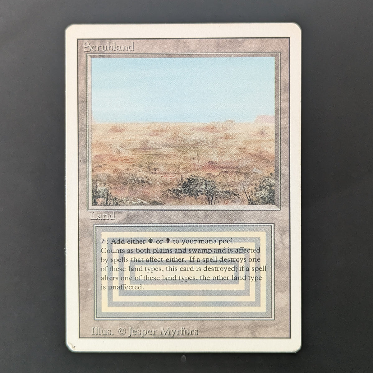 MTG Singles - Scrubland - Revised - PL - 36498