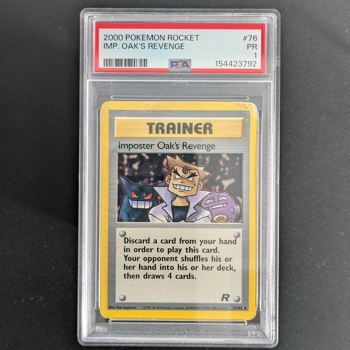Imposter Oak's Revenge (TR 76) - Team Rocket - English - PSA 1