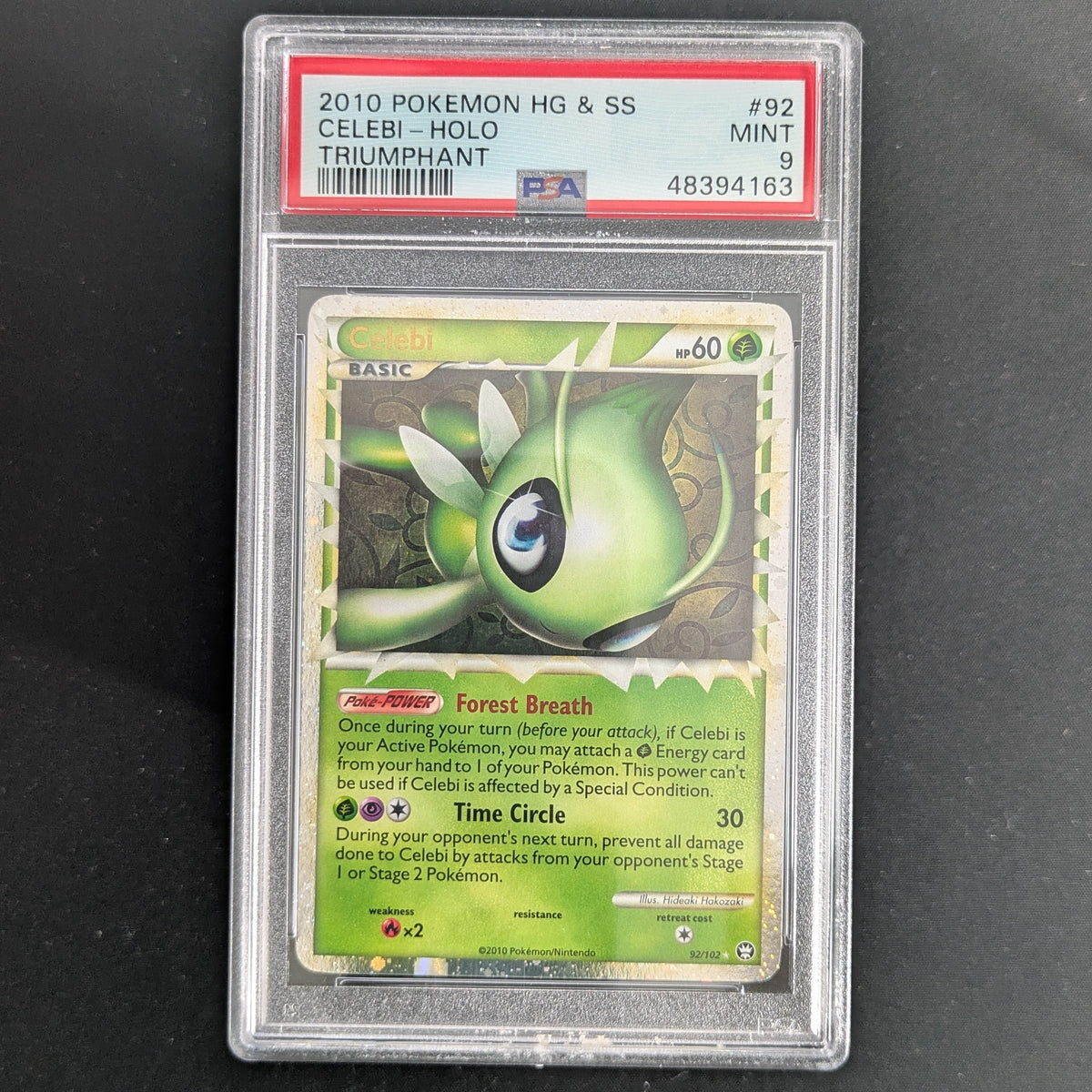 Celebi (TM 92) - Triumphant - English - PSA 9