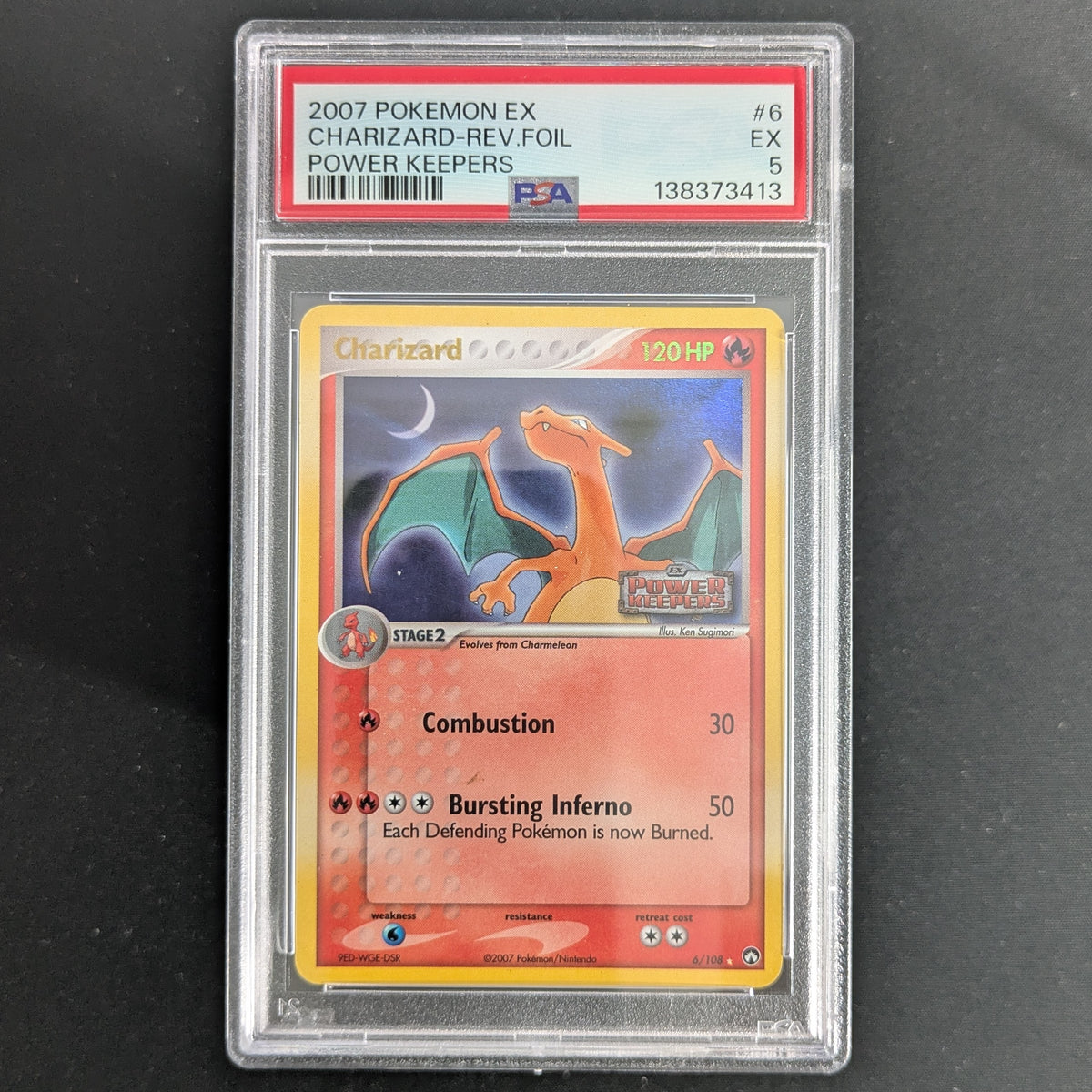 Charizard (PK 6) - EX Power Keepers - English - PSA 5